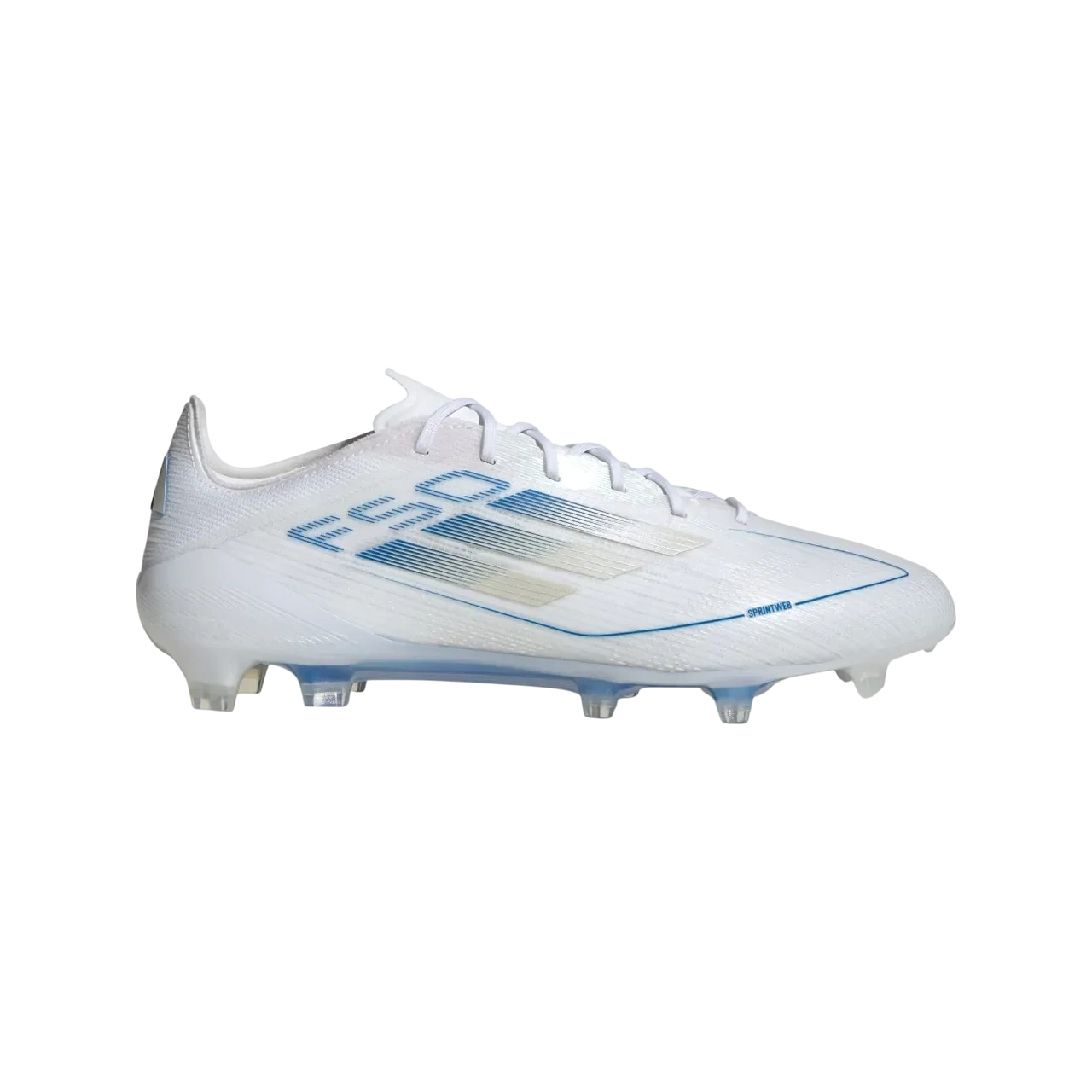 Adidas F50 Elite Firm Ground Boots Cloud White / Pearl Met. / Cloud White Size 41 1/3