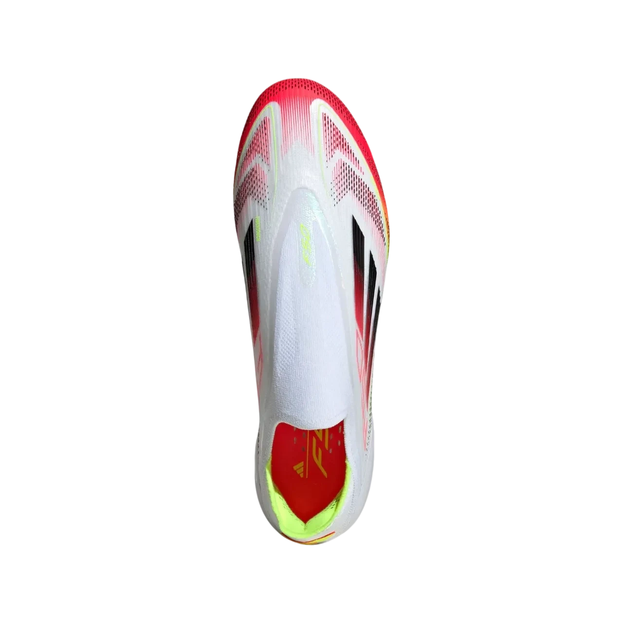 Adidas F50 Elite Laceless Firm Ground Boots Cloud White / Core Black / Solar Yellow Size 46