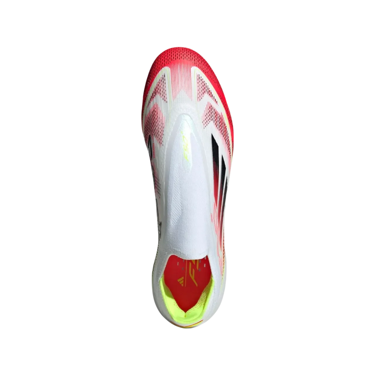 Adidas F50+ Firm Ground Boots Cloud White / Core Black / Solar Yellow Size 40