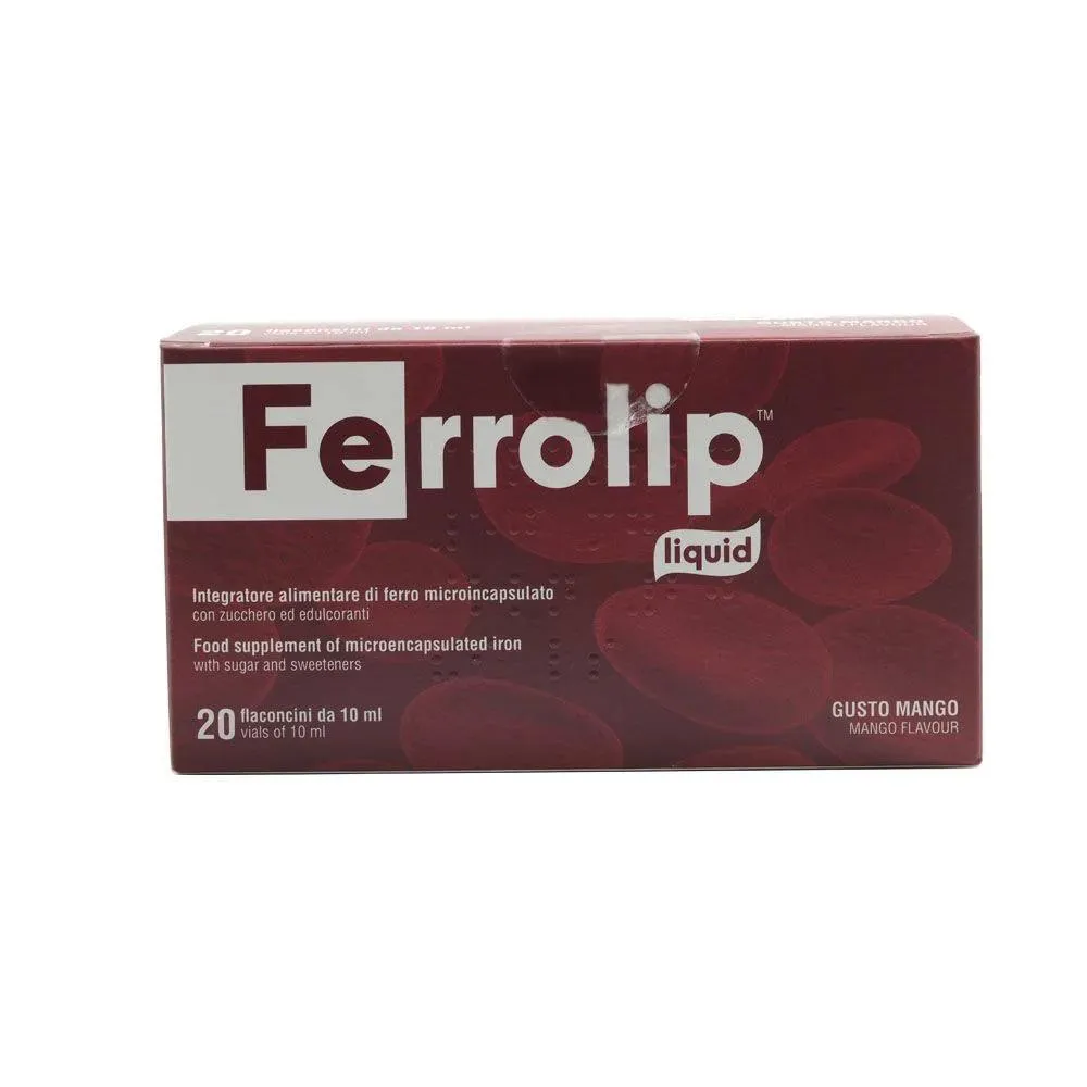 Ferrolip Oral Liquid Vials 10 Ml 20's