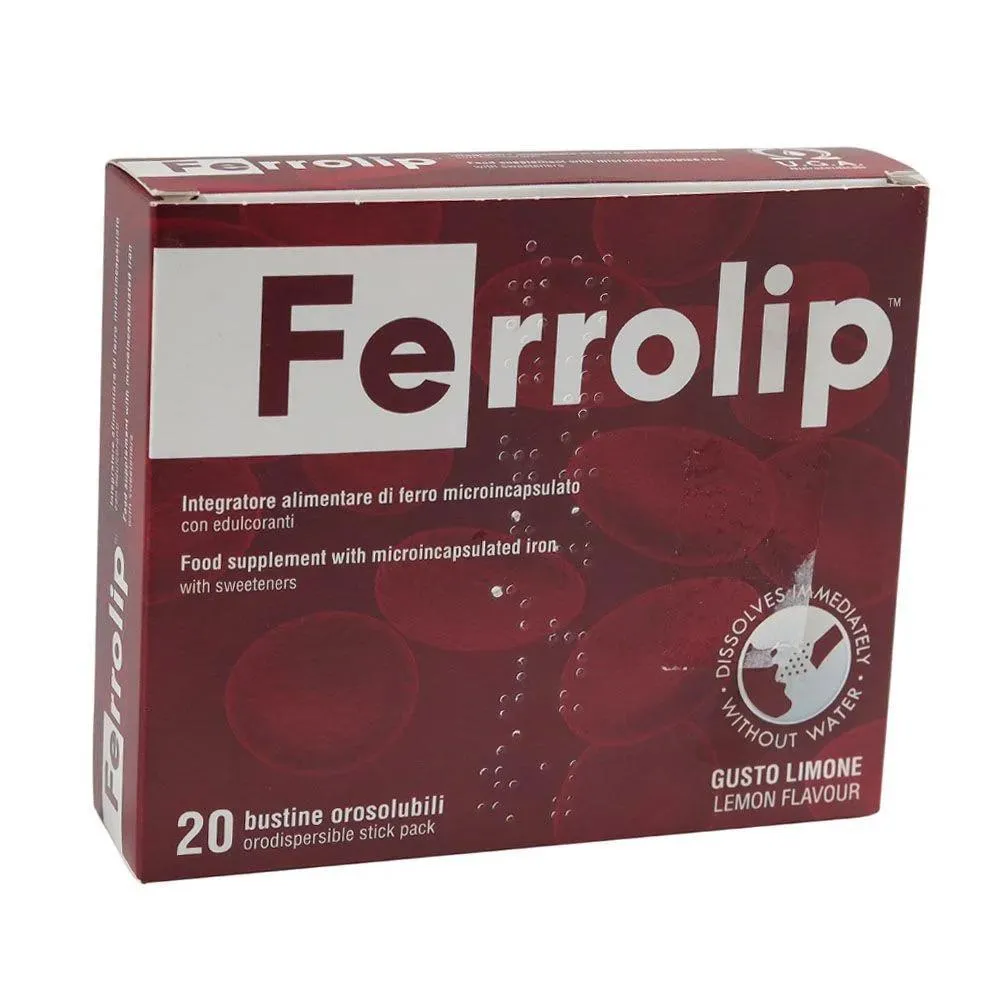 Ferrolip Orodispersible Stick Pack Powder 20's