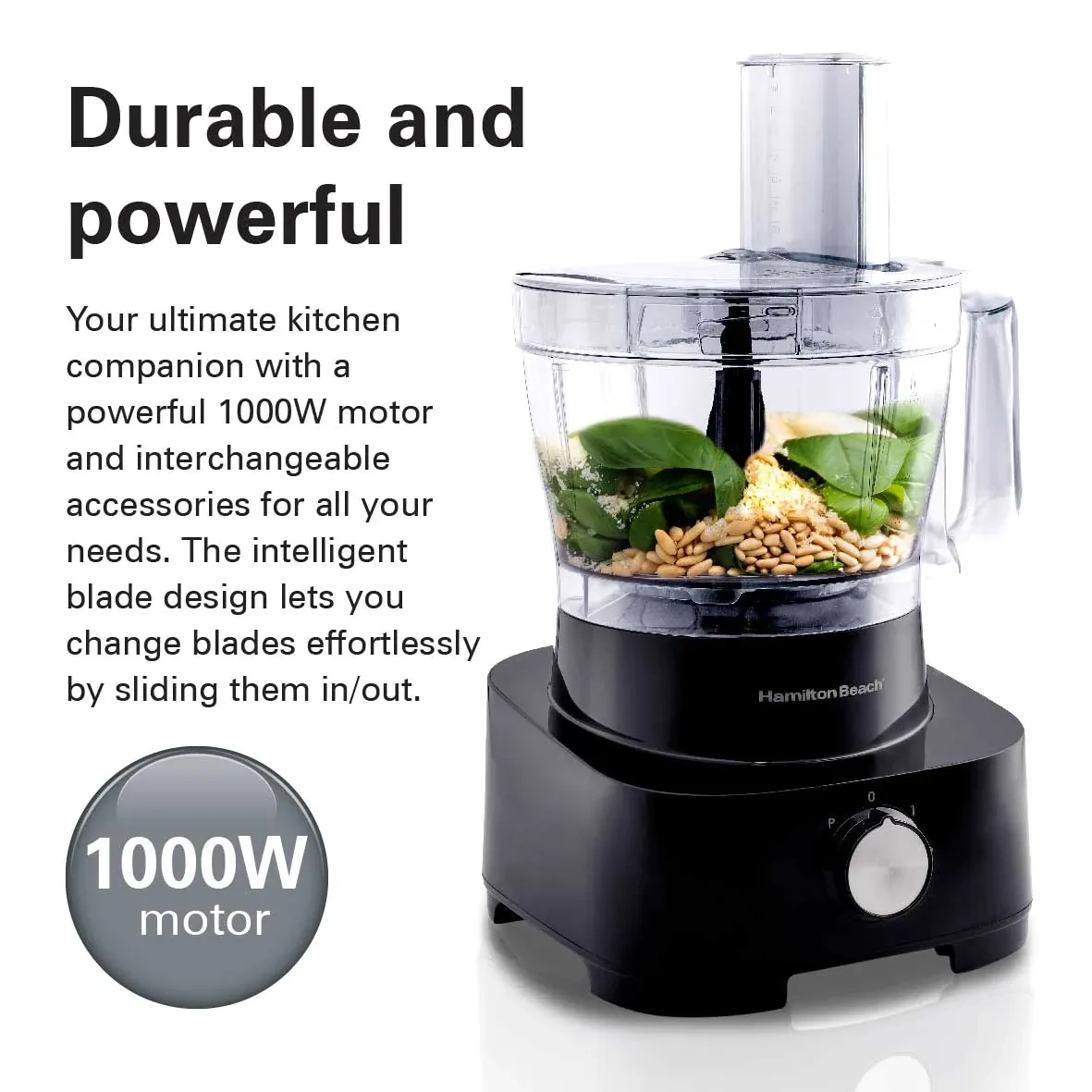 Hamilton Beach 11 In 1 Food Processor 1000W