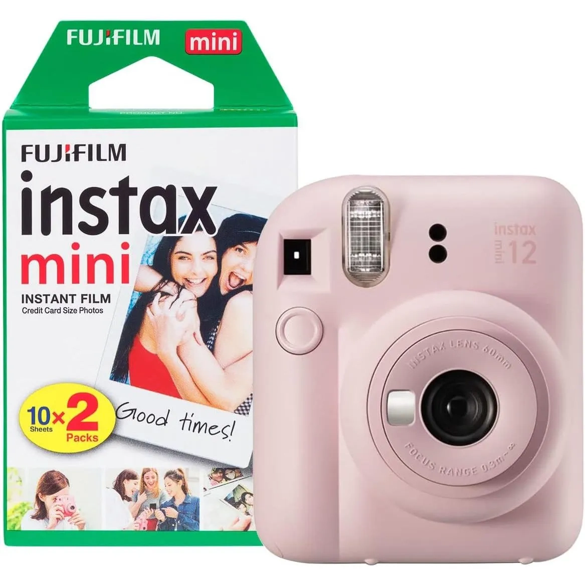 Fujifilm Instax Mini 12 Instant Film Camera Blossom Pink