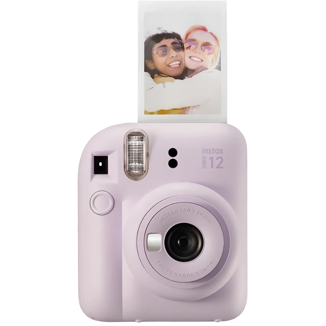 Fujifilm Instax Mini 12 Instant Film Camera Built-In Selfie Lens, Lilac Purple
