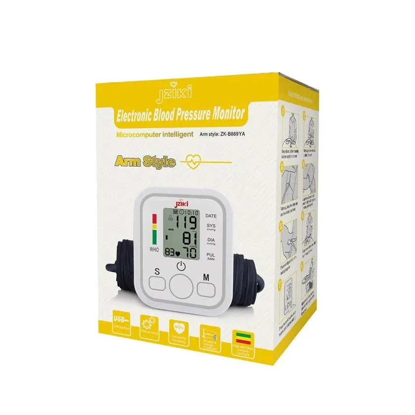 Jziki Electronic Blood Pressure Monitor Arm Style Zk-b869ya