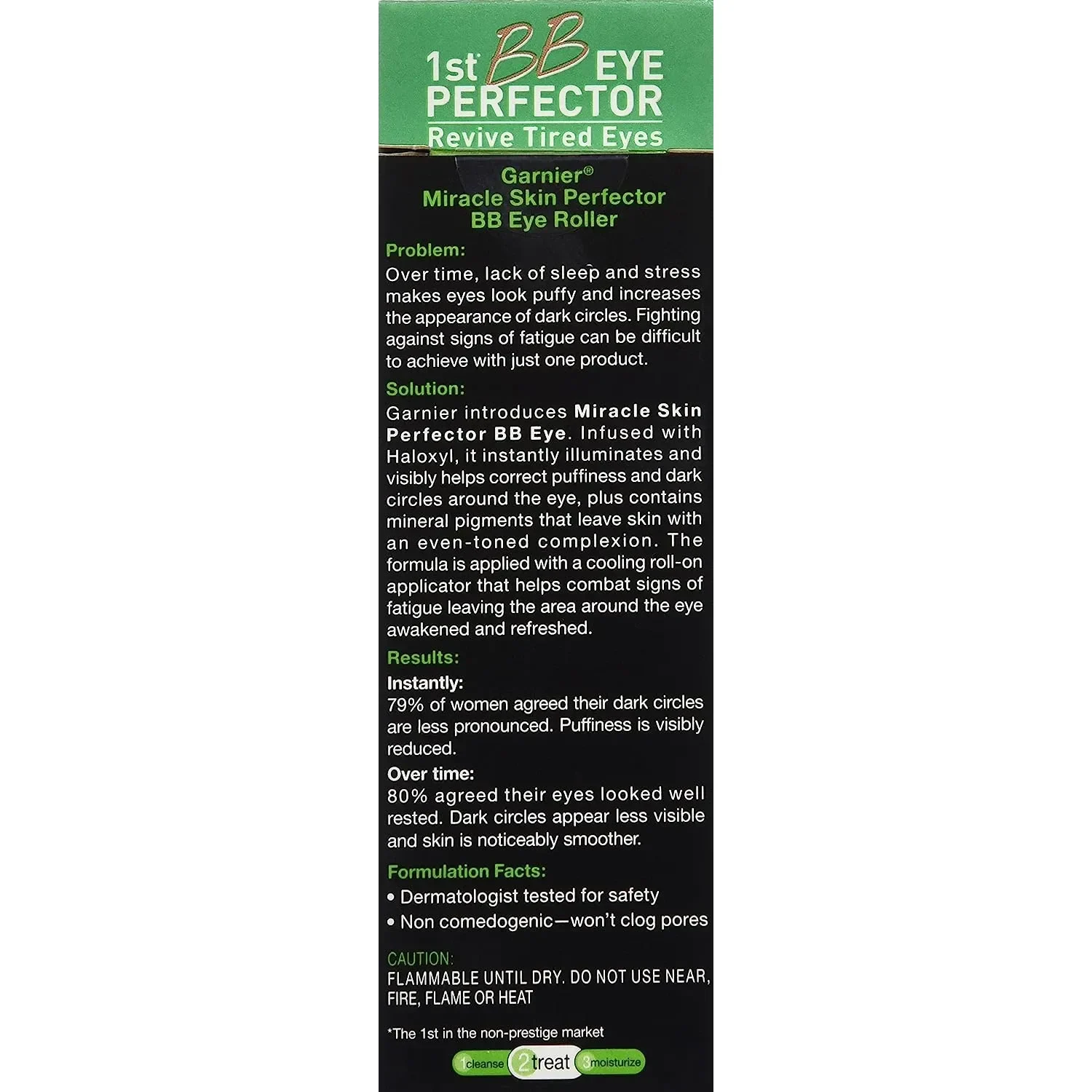 Garnier Skin Bb Eye Miracle Skin Perfector Eye Roller, Fair Light, 0.27 Fluid Ounce