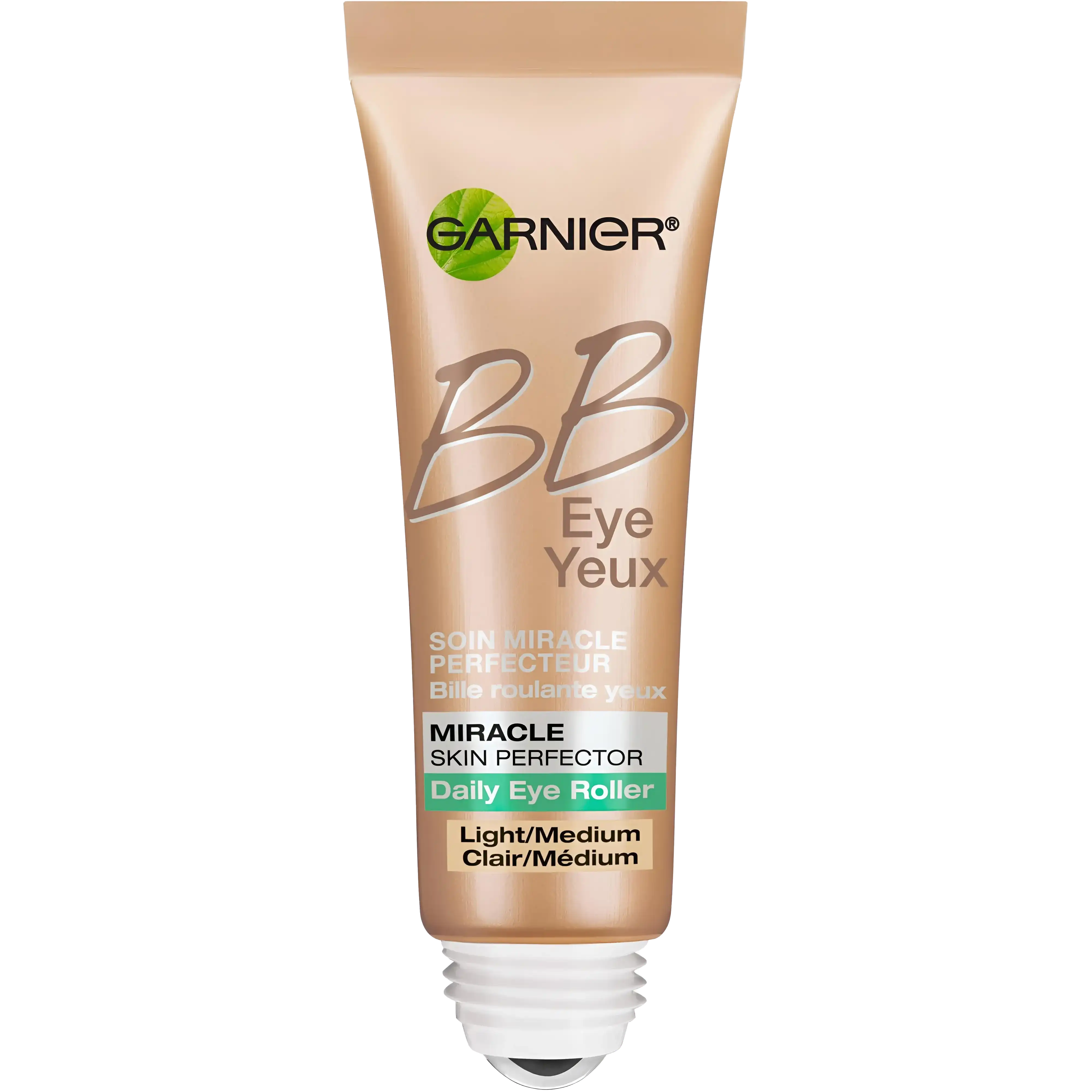 Garnier Skin Bb Eye Miracle Skin Perfector Eye Roller, Light Medium, 0.27 Fluid Ounce