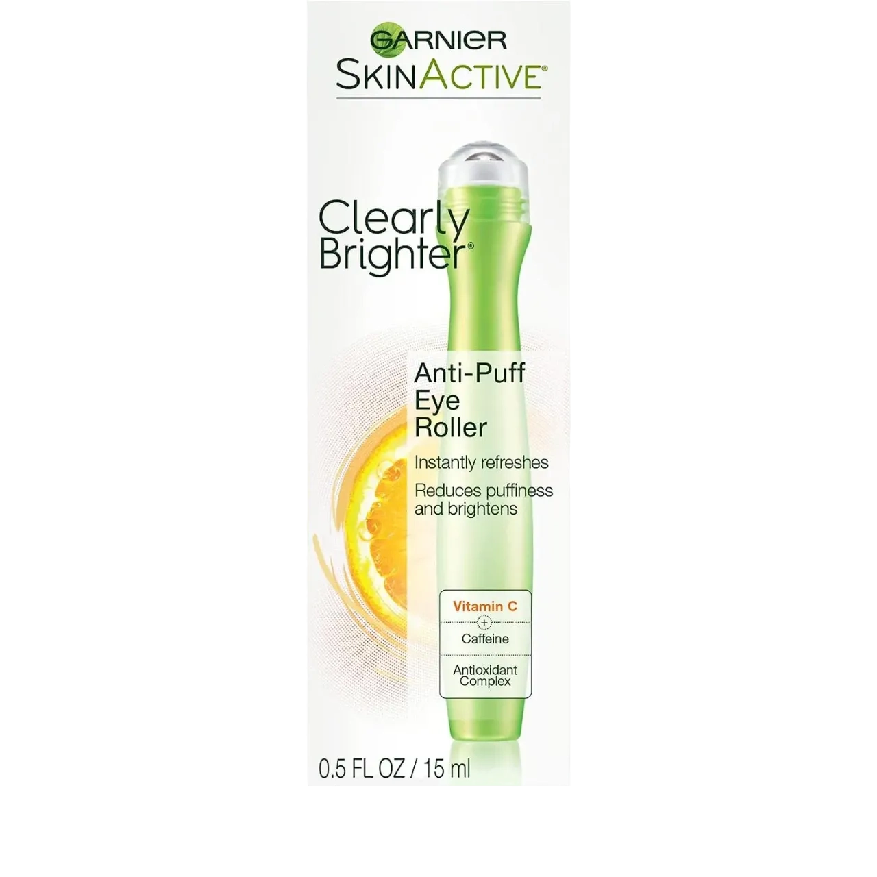 Garnier clearly Brighter Anti-Puff Eye Roller, 0.5 Oz
