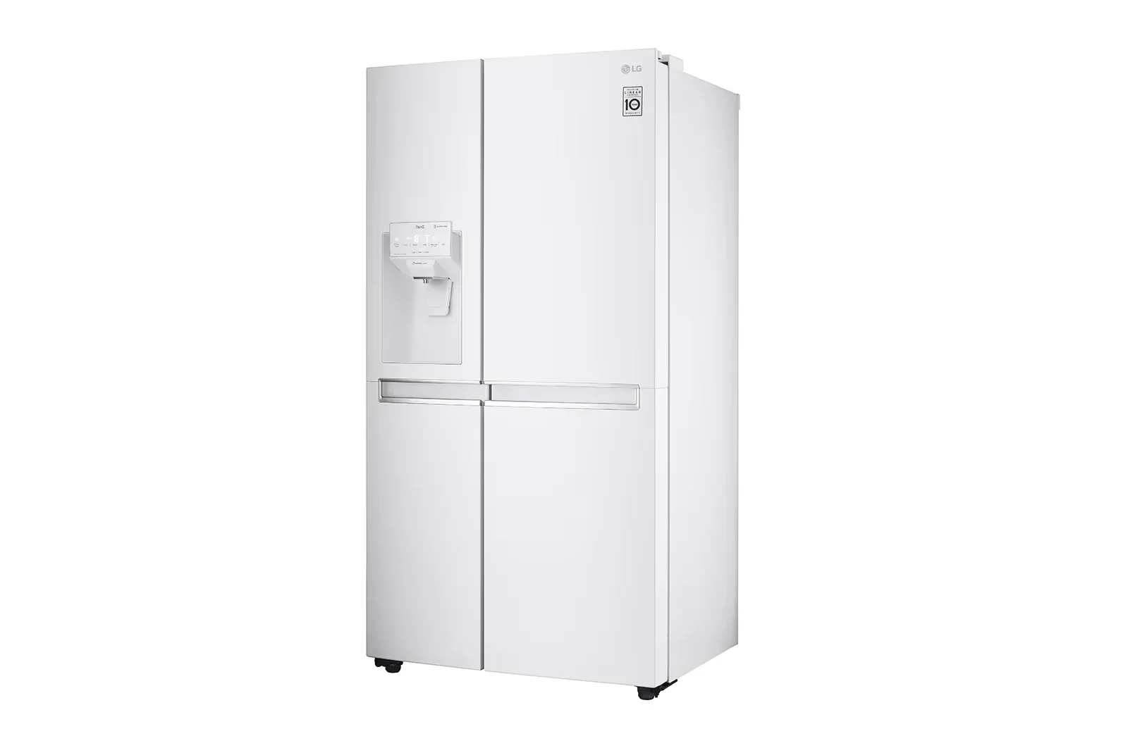 LG Side by Side Refrigerator, 668L Gross Capacity, SmartThinQ, Inverter Linear Compressor White Color GCL-267PXW