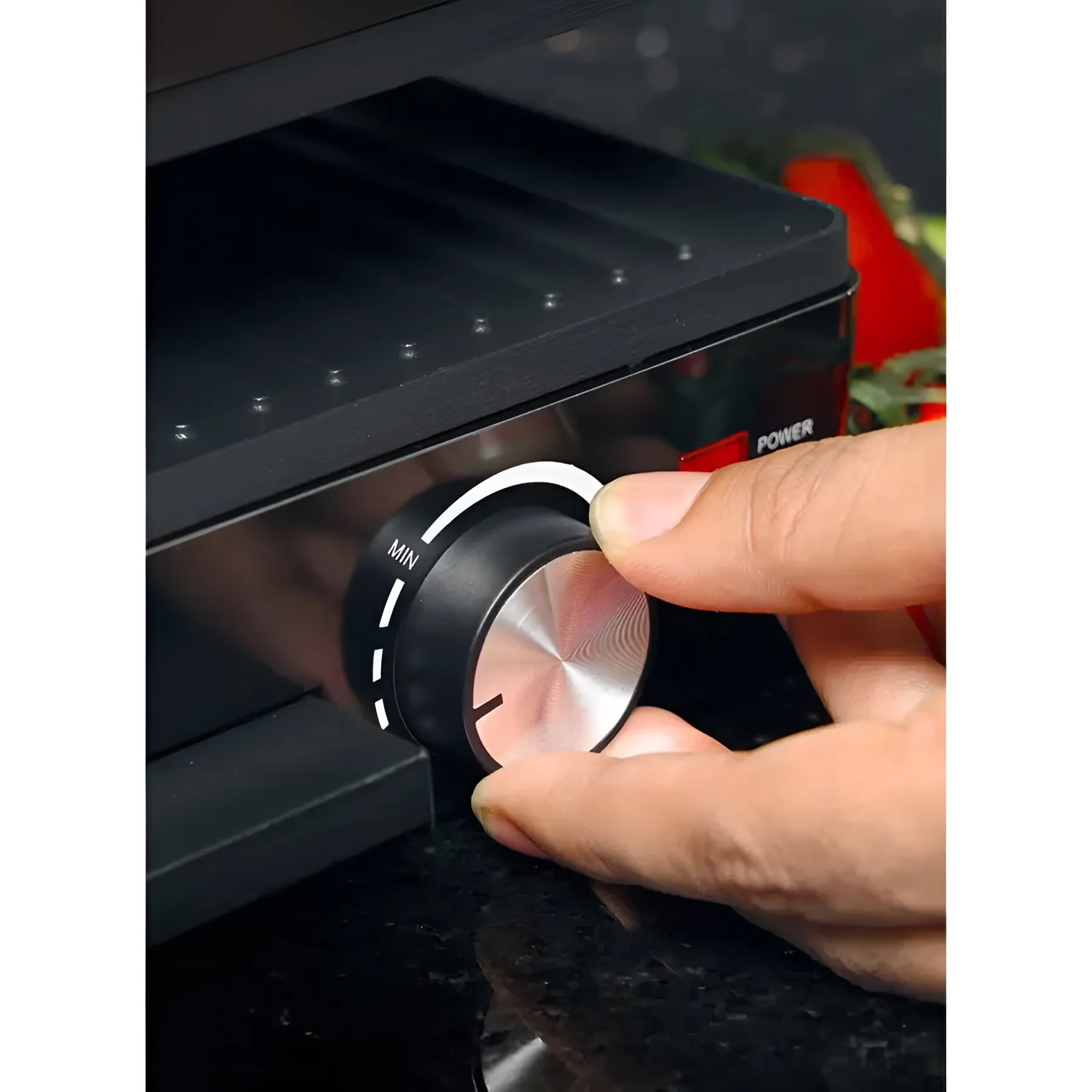 Geepas Stainless Steel Grill Maker 1600 W, Black-Silver, GGM5394