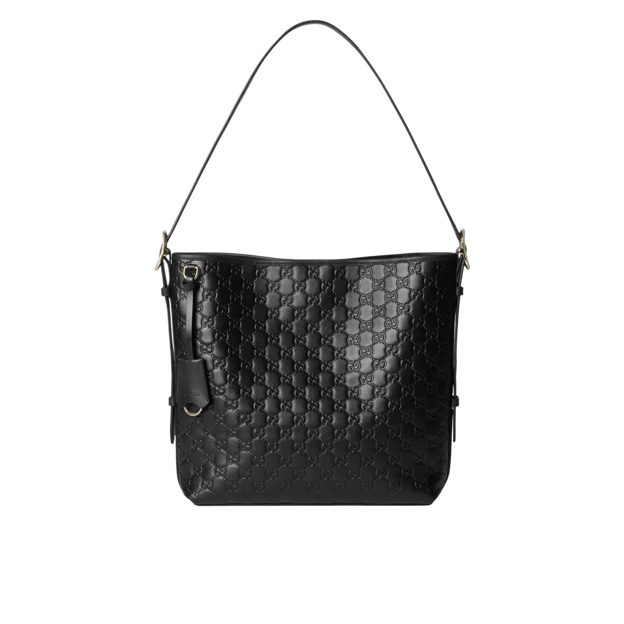Gucci Gg Emblem Small Shoulder Bag Black