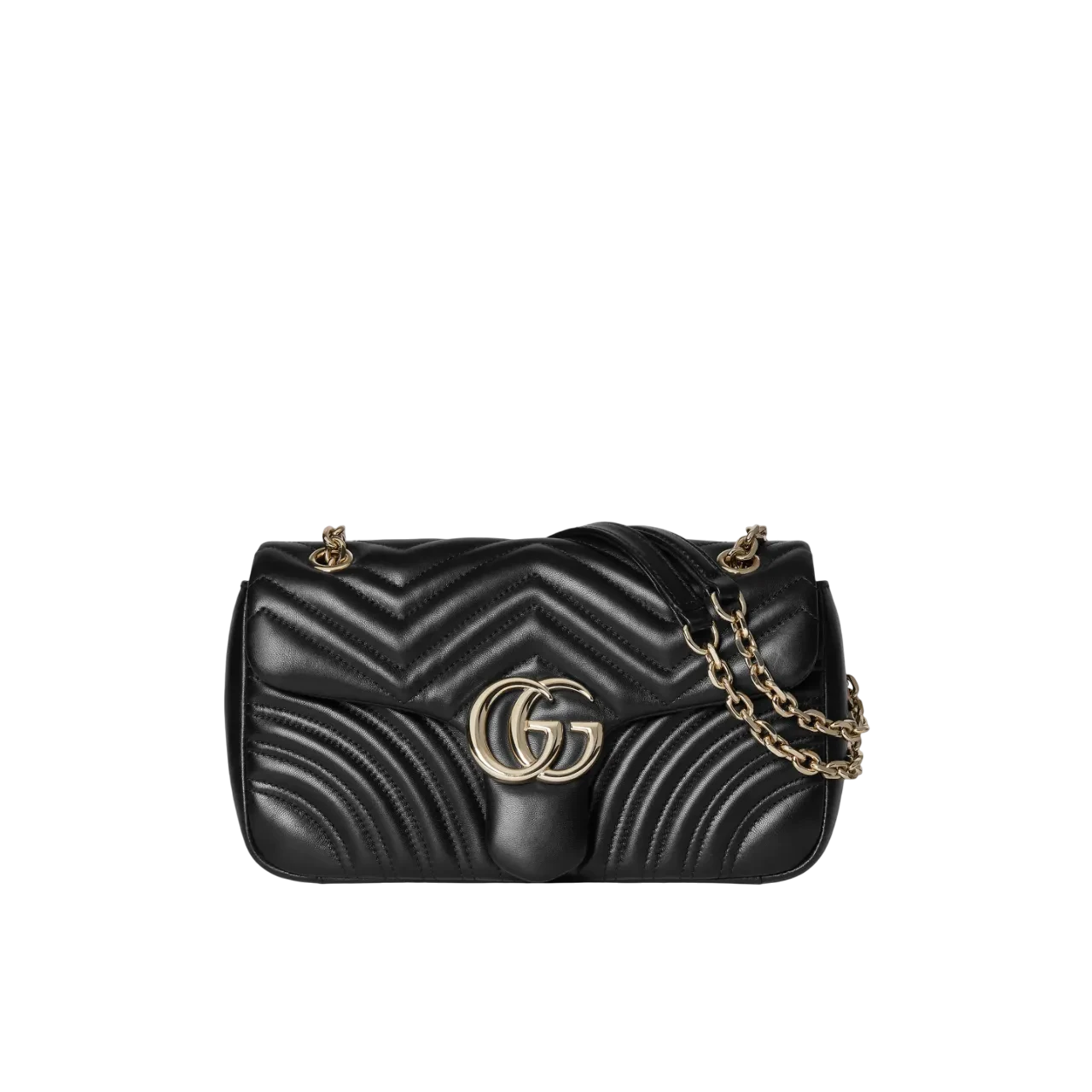 Gucci Gg Marmont Medium Shoulder Bag Black