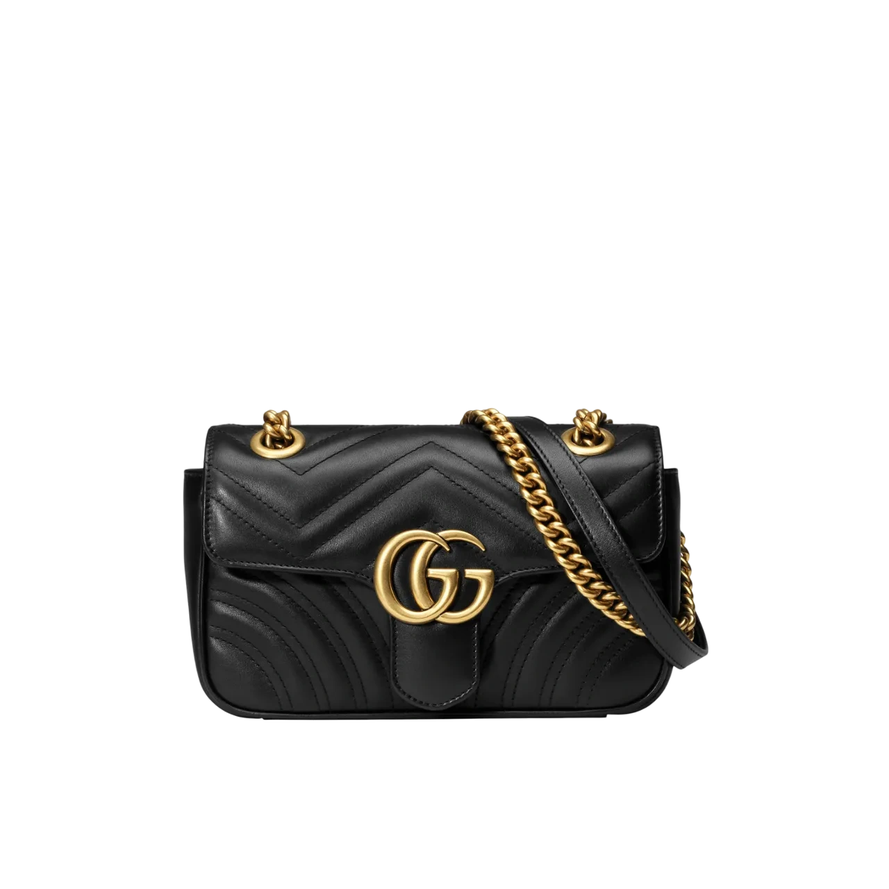 Gucci Gg Marmont Mini Shoulder Bag Black