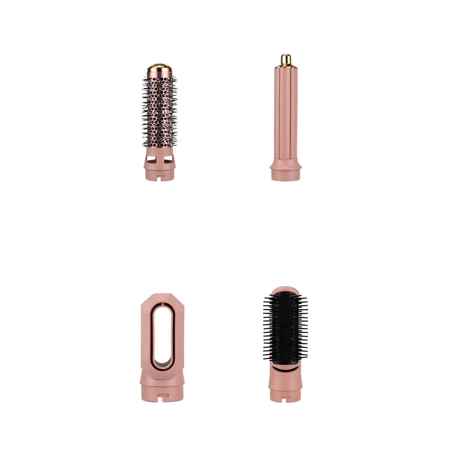 Green Lion 5-in-1 Professional Hair Styler 2 With 5 Air Nozzles, 28000rpm Motor Speed Pink Gnhrstlrstpk