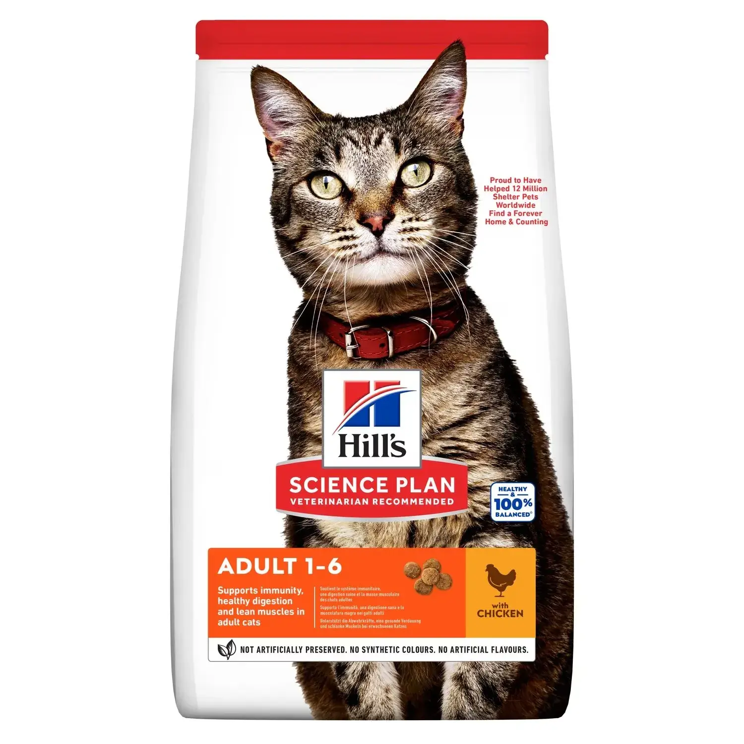 Hill's Science Plan Adult Cat Food Dry With Tuna 3kg