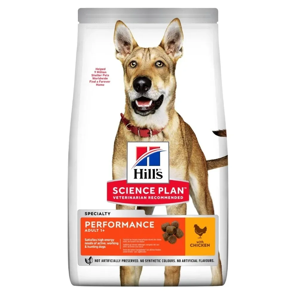 Hill's Science Plan Adult Performance With Chicken Dog Dry Food 14 Kg
