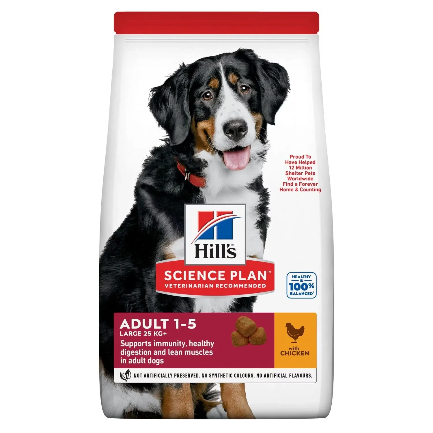 Hill's Science Plan Large Breed Adult Dogs Food Dry With Chicken 2.5kg