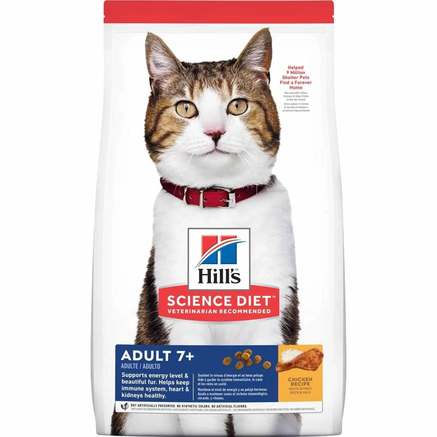 Hill's Science Plan Mature Adult 7+ Cat Dry Food With Chicken 1.5kg