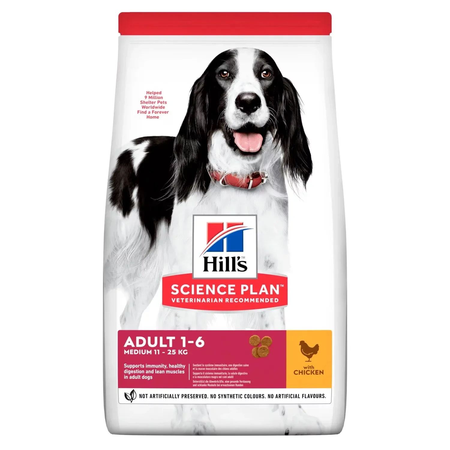 Hill's Science Plan Medium Adult With Chicken Dry Dog Food 14kg