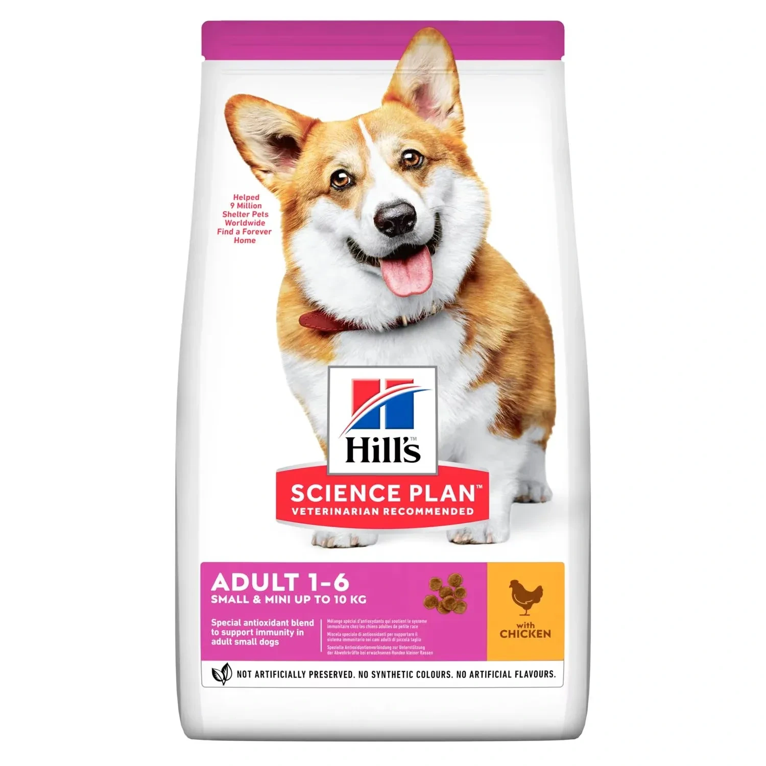 Hill's Science Plan Small & Mini Adult Dog Food Dry With Chicken 10kg