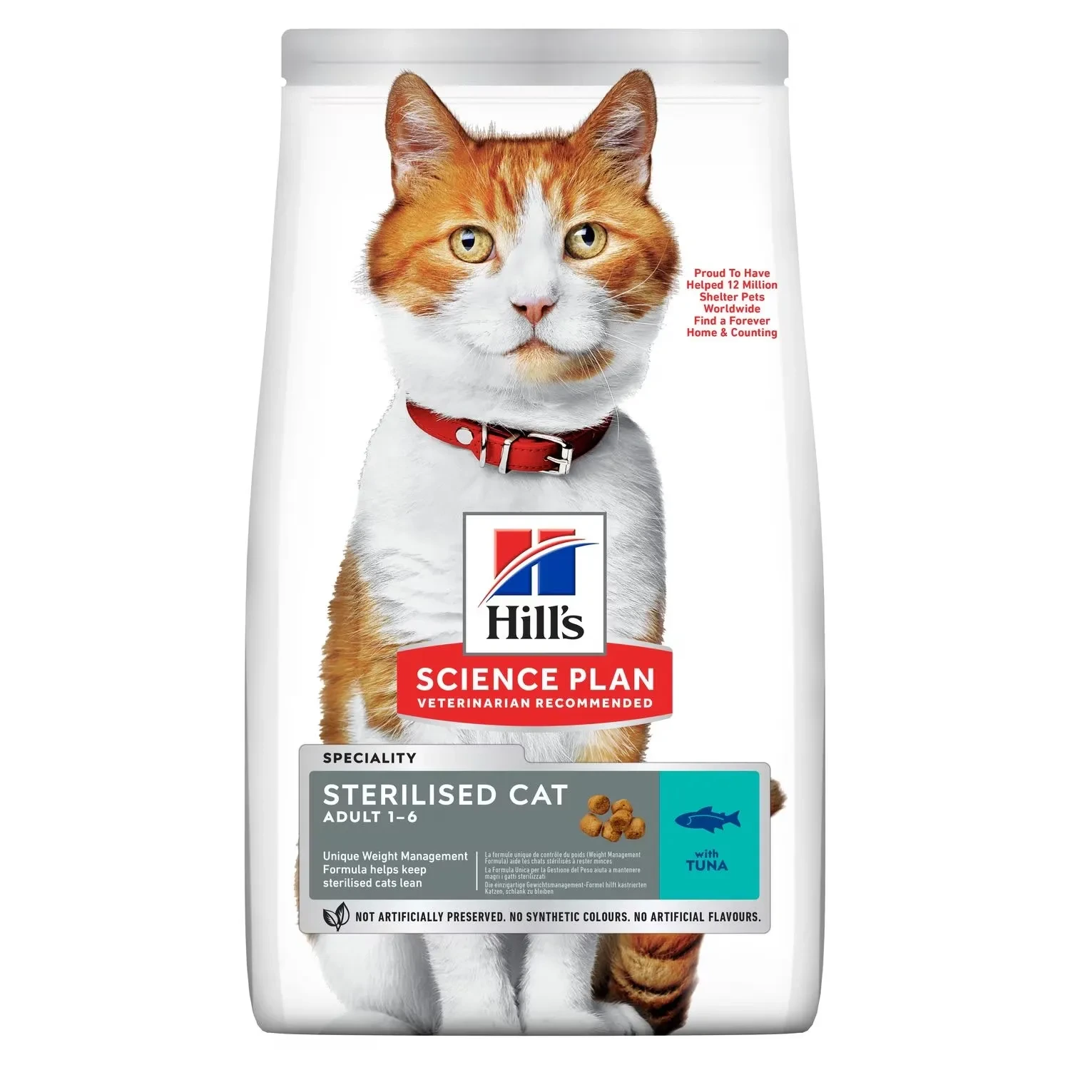 Hill's Science Plan Sterilised Cat Adult Dry Food With Tuna 1.5kg