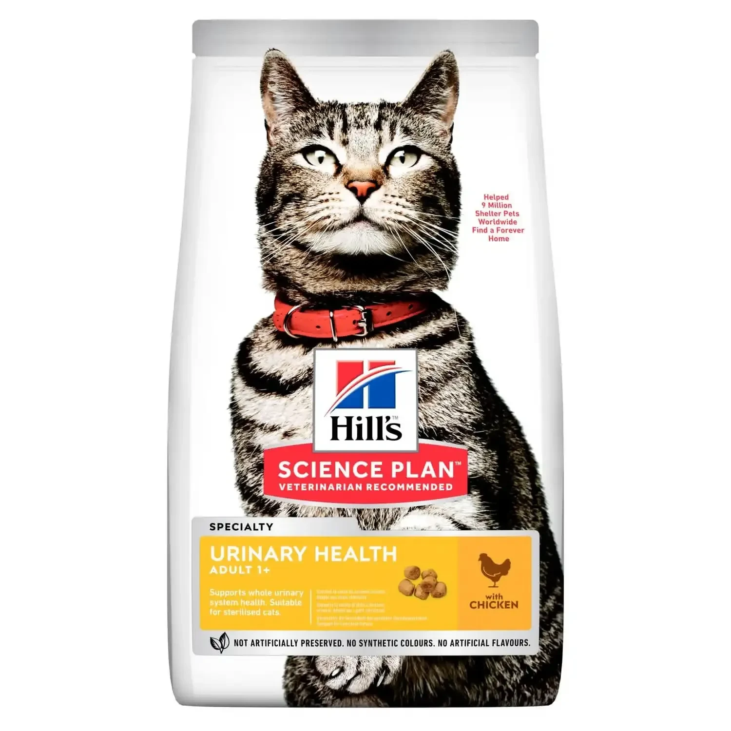 Hill's Science Plan Urinary Health Adult Cat Food Dry With Chicken 1.5kg