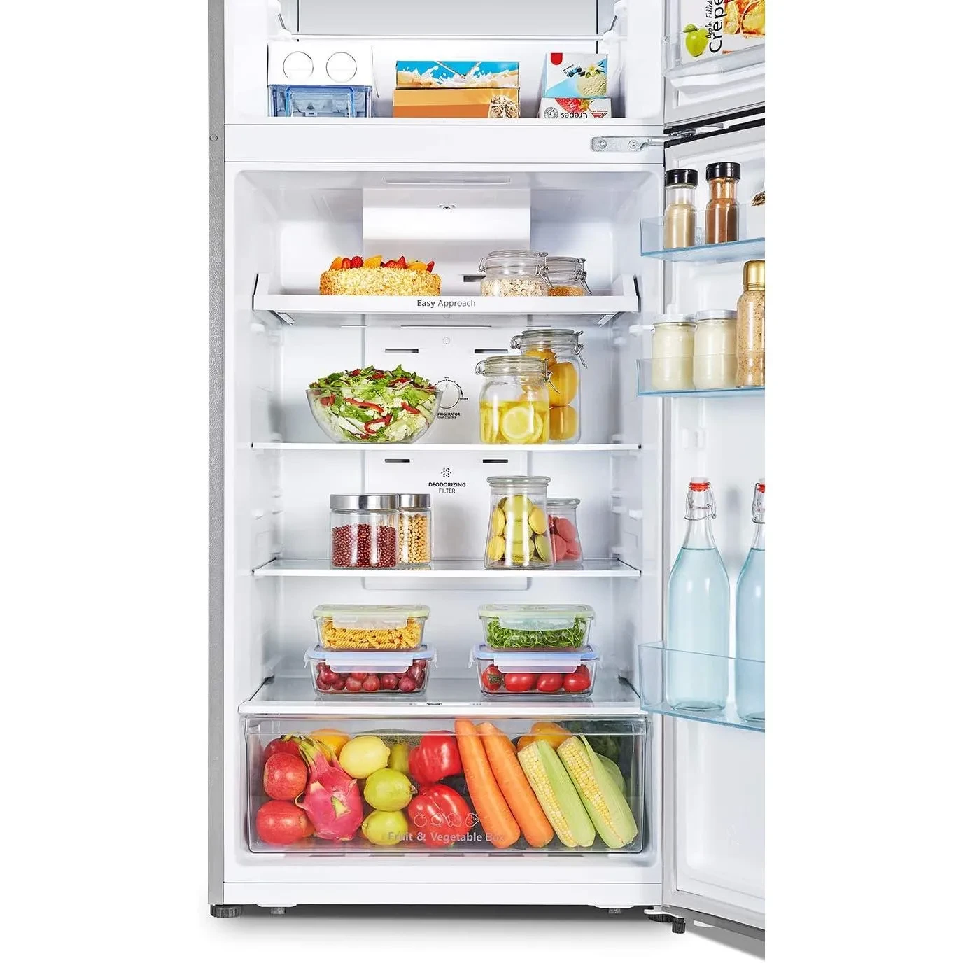 Hisense 488 Liter Refrigerator Double Door Top Mount Silver Model RT488N4ASU