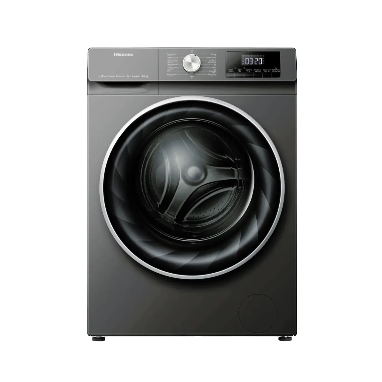 Hisense Front Load 9 Kg Washer & 6 Kg Dryer 1400Rpm Wdqy9014Evjmt