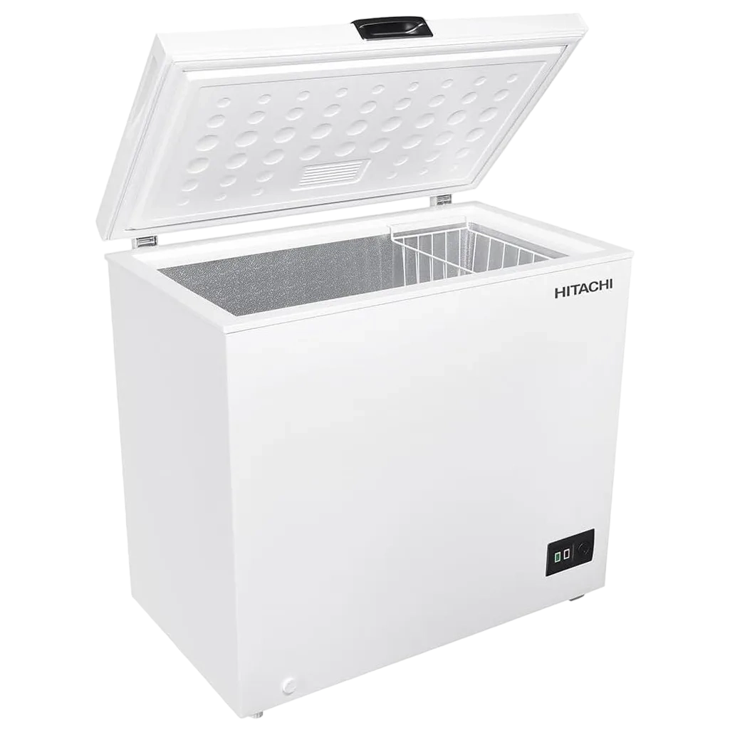 Hitachi Chest Freezer 200L Single Door With Storage Basket Hrcs9200Mnwae
