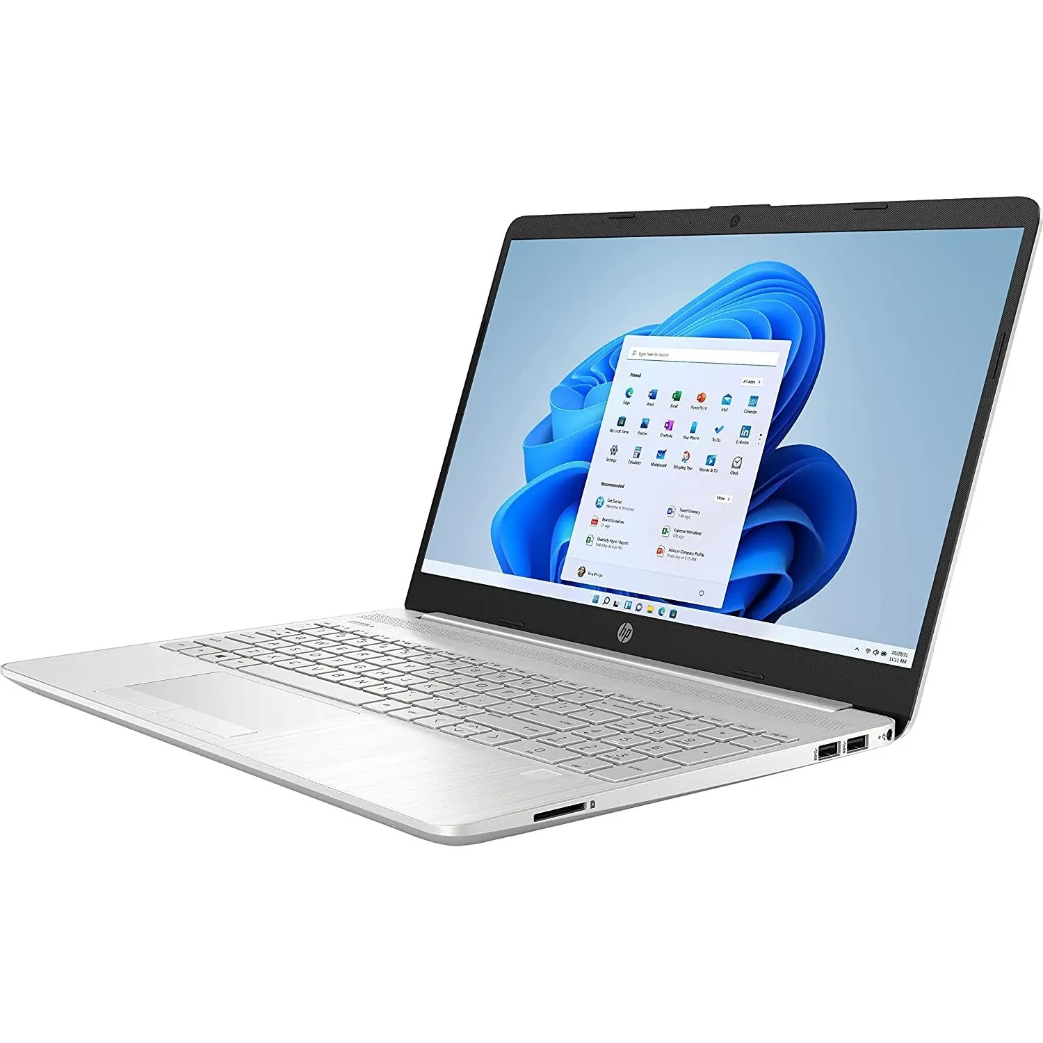 Hp 15-dw Laptop, 15.6 Inch Fhd, 11th Gen Intel Core I3 Hd Graphics, 256GB Ssd, 4GB Ram, Windows 10 Home, Silver, Laptop