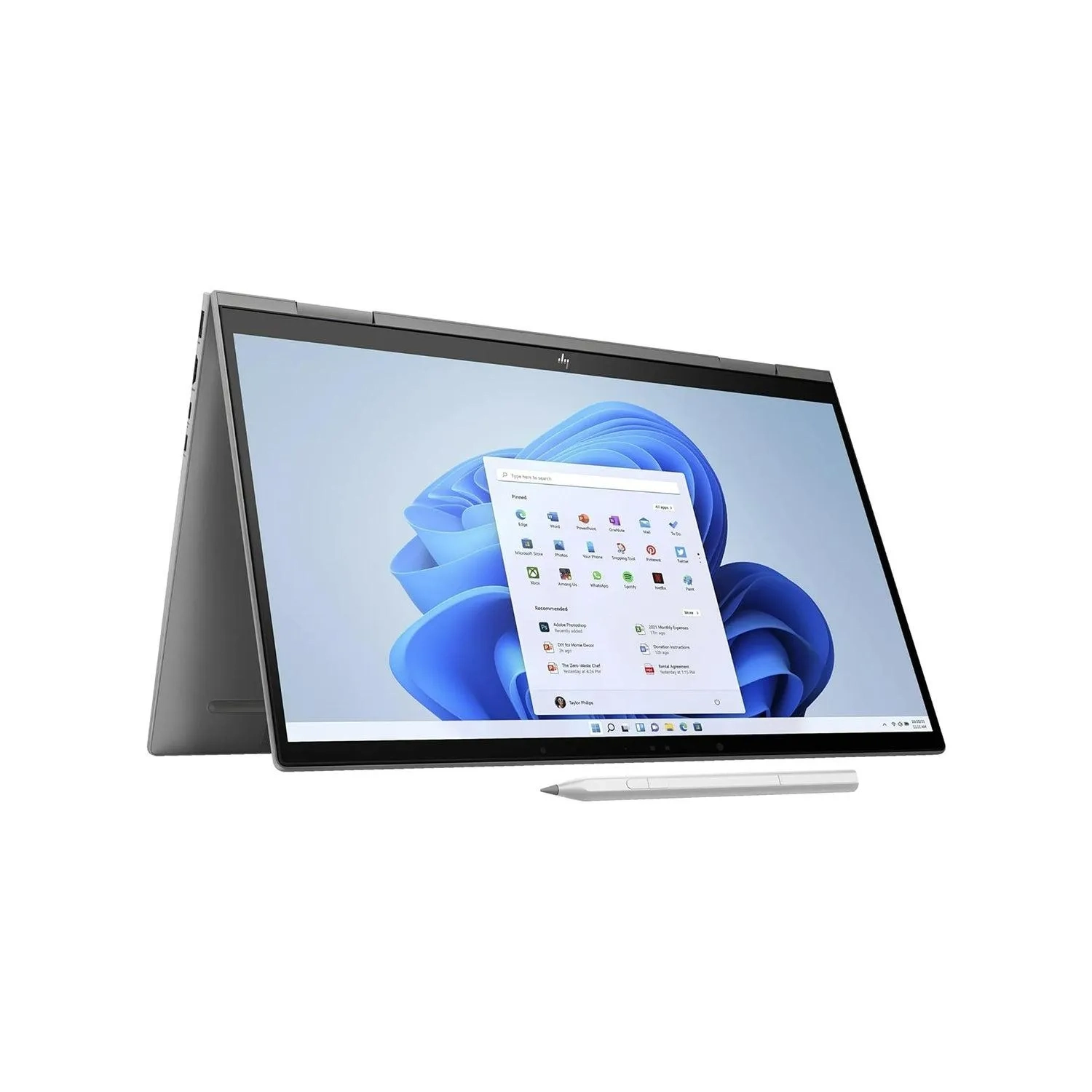 Hp 2023 Envy X360 2-in-1 Laptop, Intel Core I7-1355u, 64GB Ram, 2TB Ssd, 15.6 Inch Fhd Touch Screen, Windows 11, Platinum Grey, With Styles Pen International Version