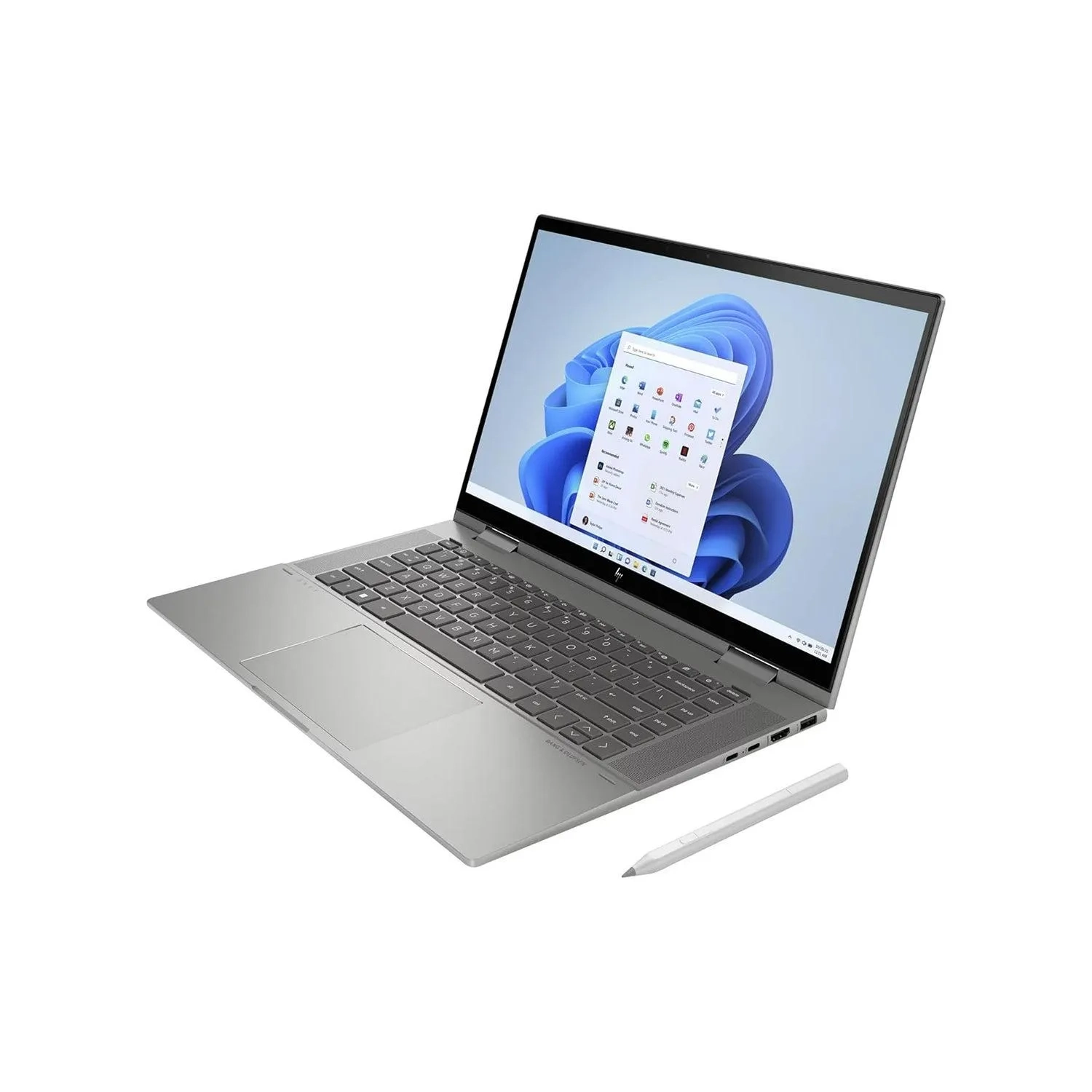 Hp 2023 Envy X360 2-in-1 Laptop, Intel Core I7-1355u, 64GB Ram, 2TB Ssd, 15.6 Inch Fhd Touch Screen, Windows 11, Platinum Grey, With Styles Pen International Version