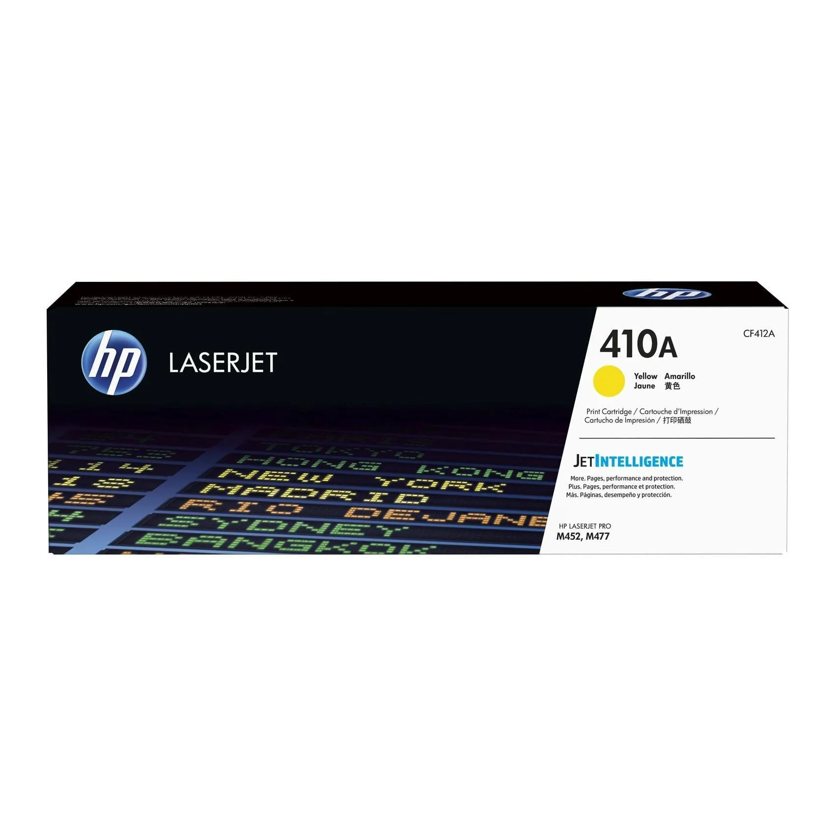 Hp 410a Original Laserjet Toner Cartridge Cf412a Yellow