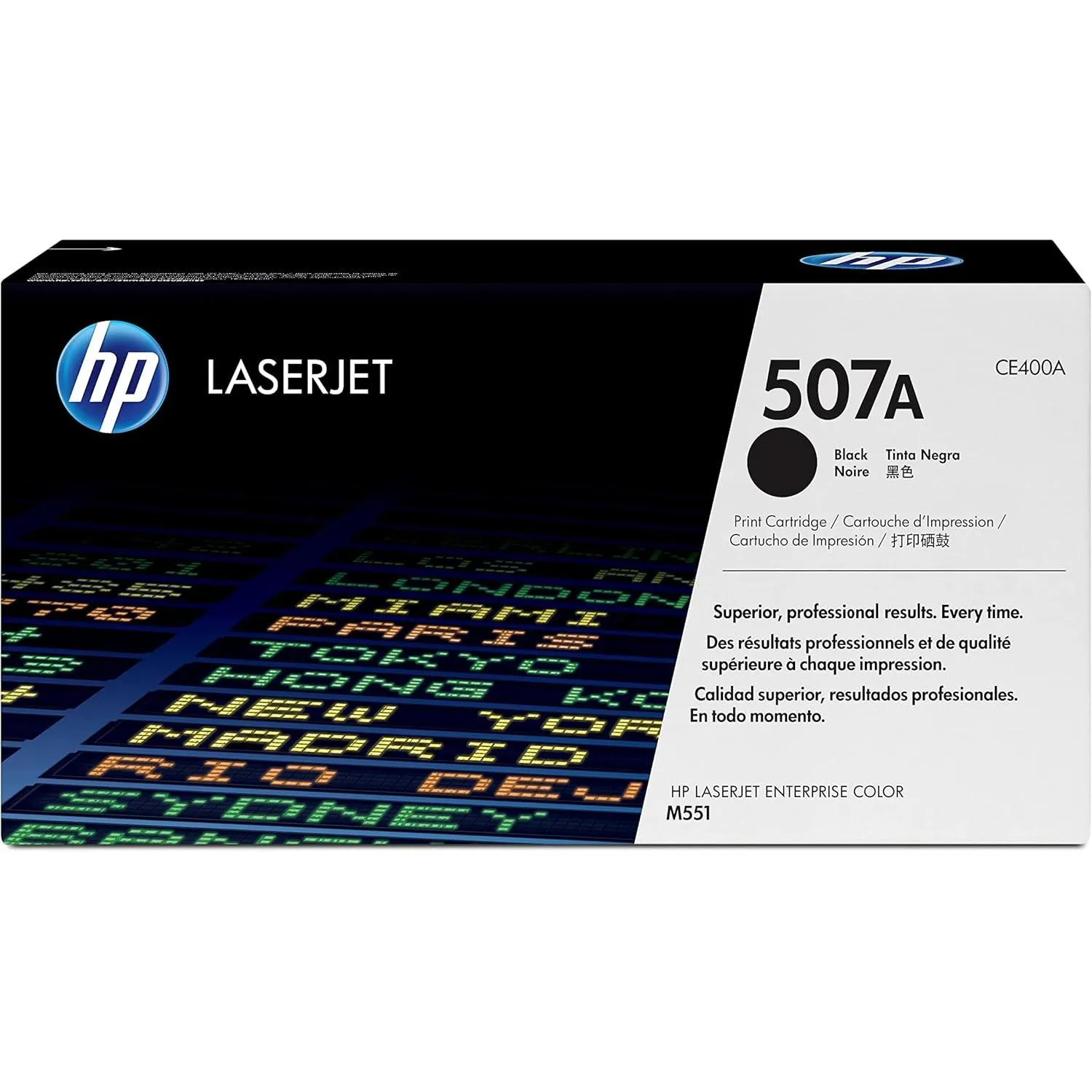 Hp 507a Black Original Laserjet Toner Cartridge