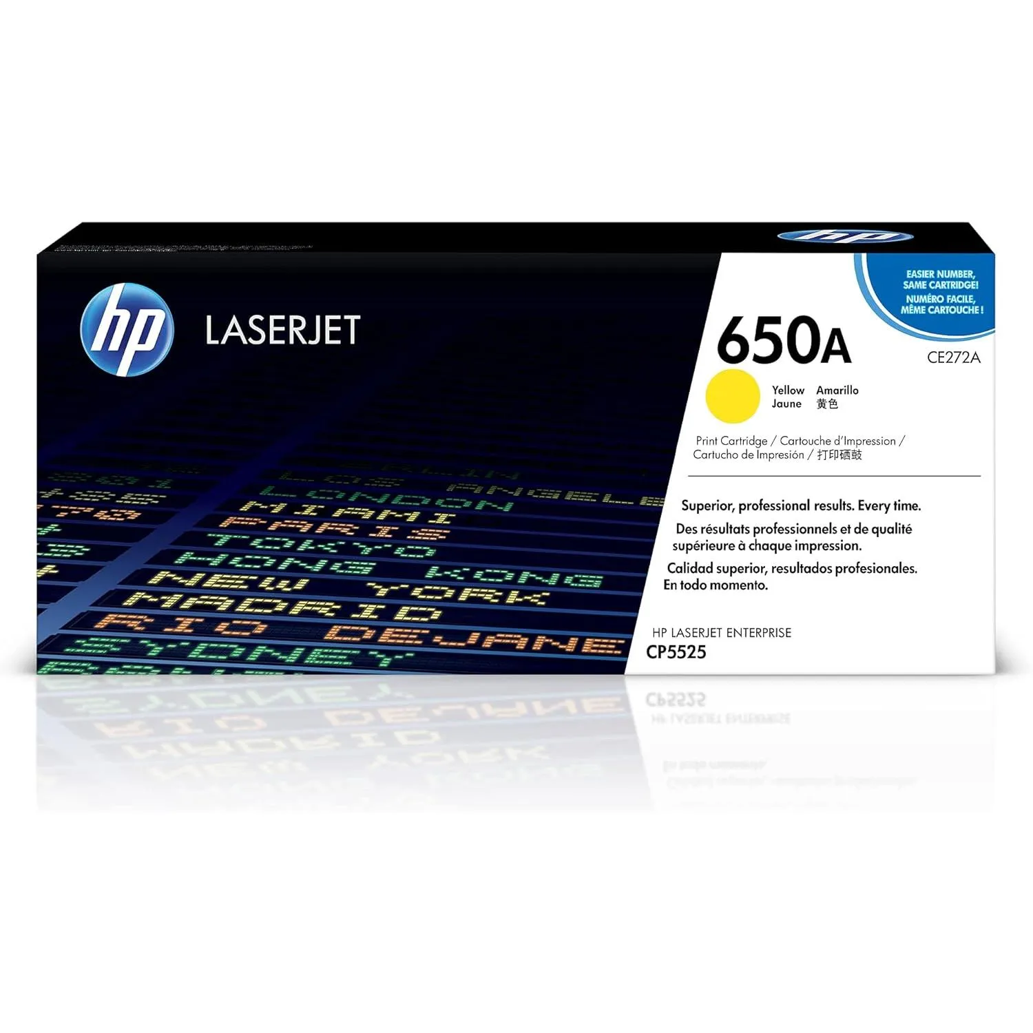 Hp 650a Original Laserjet Toner Cartridge Yellow Ce272a