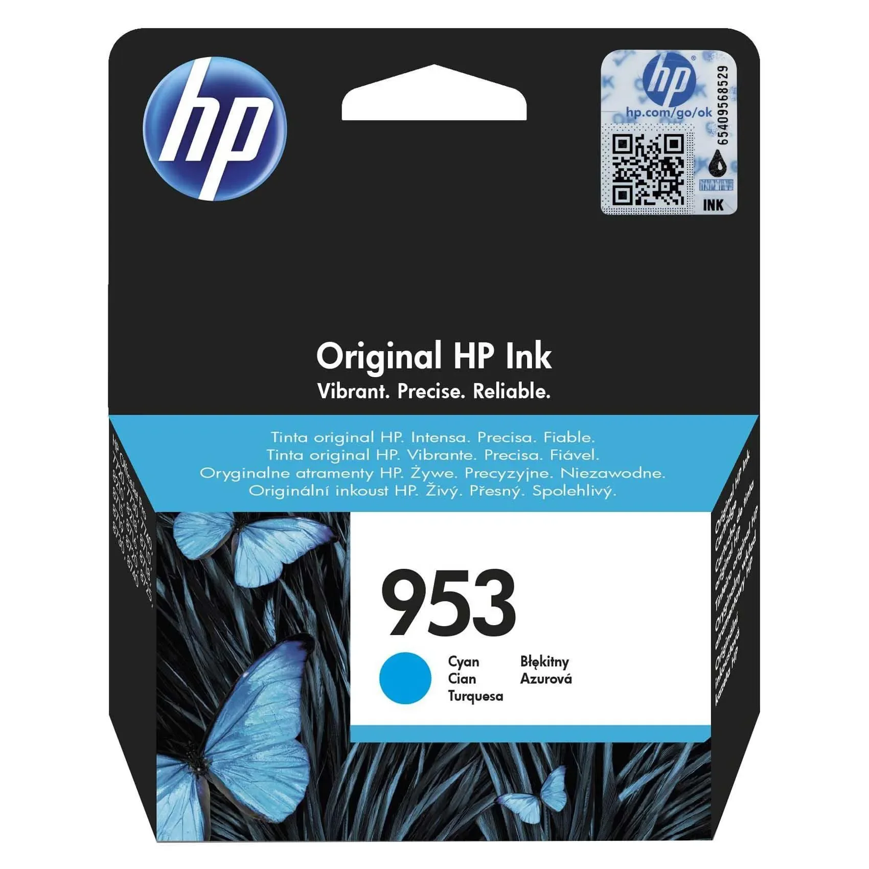 Hp 953 Original Ink Cartridge F6u12ae Cyan