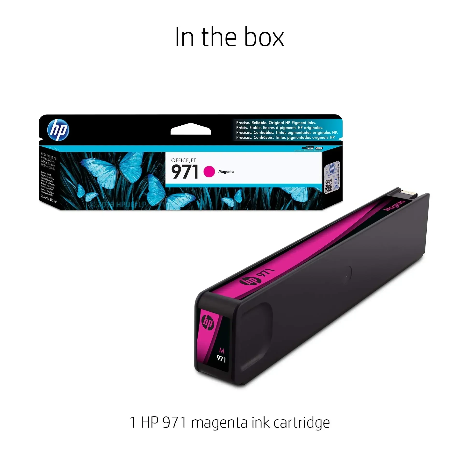 Hp 971 Pagewide Cartridge Magenta Cn623am