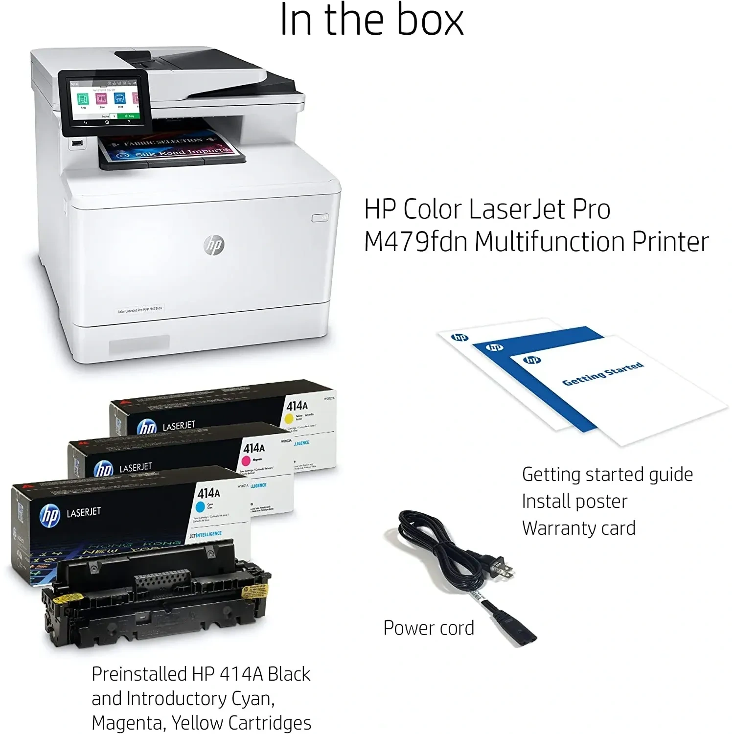 Hp Color Laserjet Pro Printer (w1a79a) Mfp M479fdn