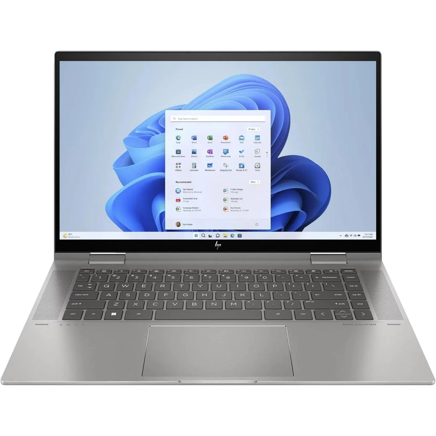 Hp Envy X360 15-ew1073cl 2-in-1 Touch Laptop 15.6" Fhd Ips 32GB Ram 1TB Ssd Intel Iris Xe Graphics Windows 11 Home With Hp Rechargeable Tilt Pen- International Version