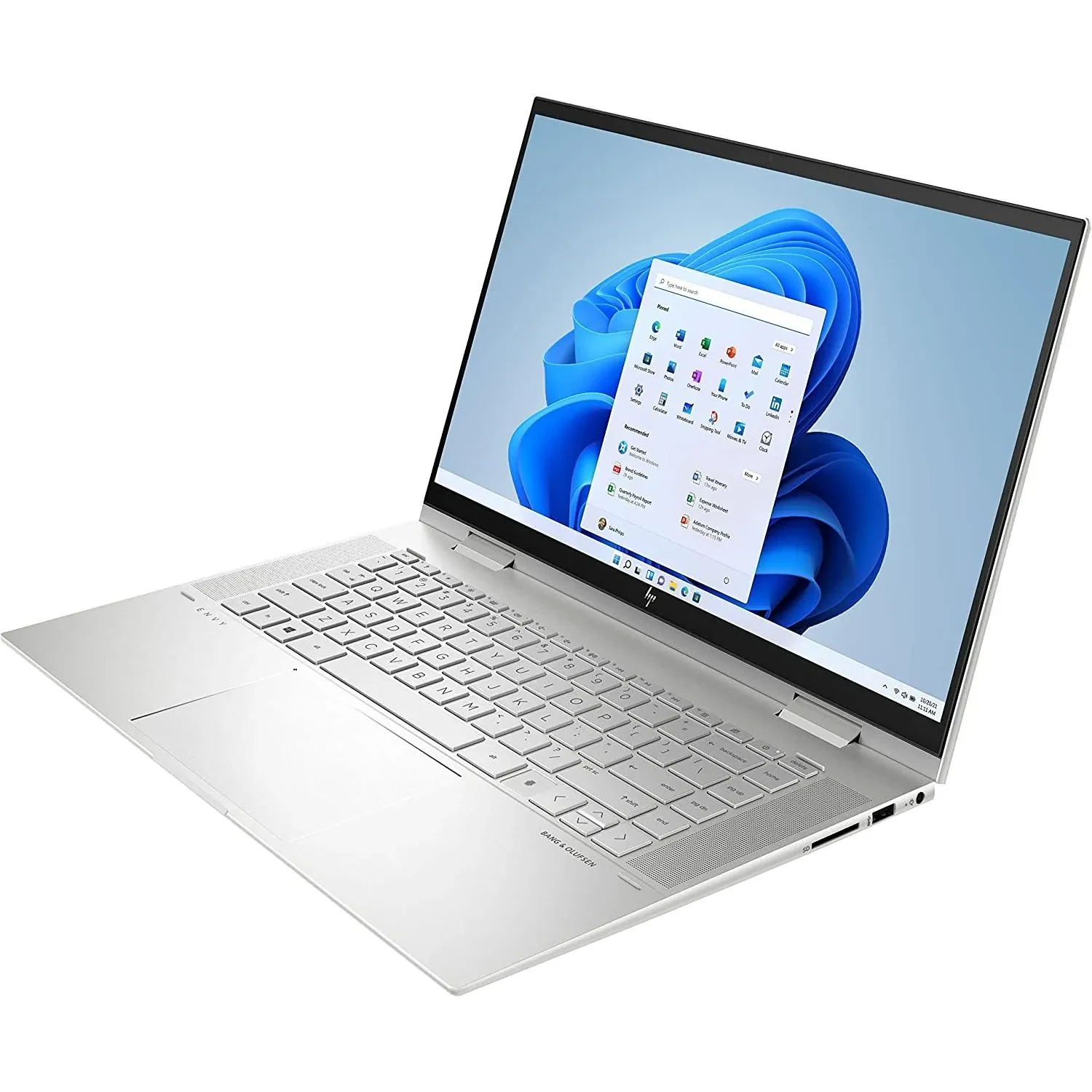 Hp Envy X360 2-in-1 2022 15.6 Fhd Touchscreen Laptop, Intel Core I7-1165g7, 16GB Ram, 512GB Pcie Ssd, Windows 11, Silver, 32GB Usb Card International Version