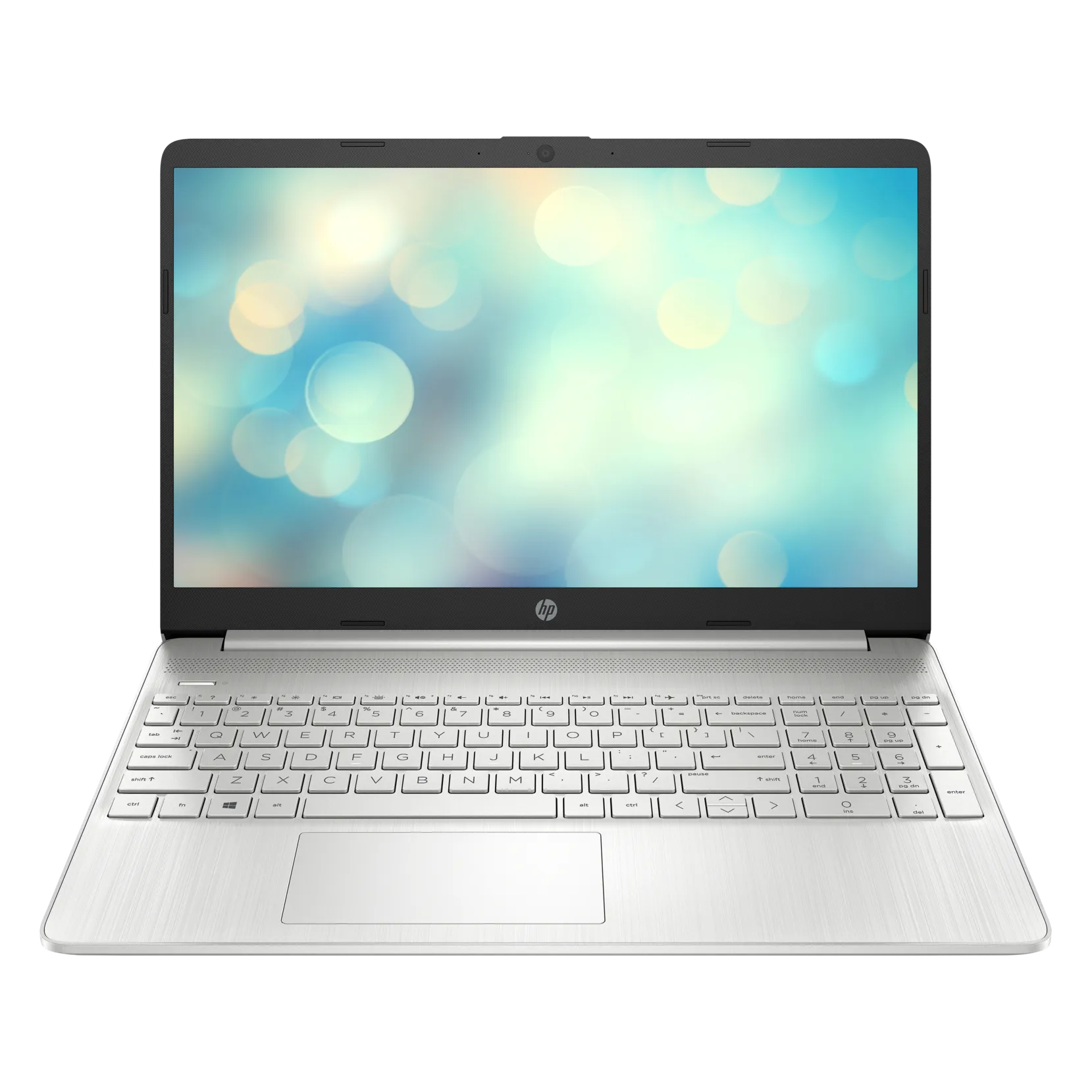 HP Laptop 15S-Fq0008Nia Freedos 3.0, 15.6 Inch Intel Celeron 4Gb Ram 256Gb Ssd Hd Natural Silver