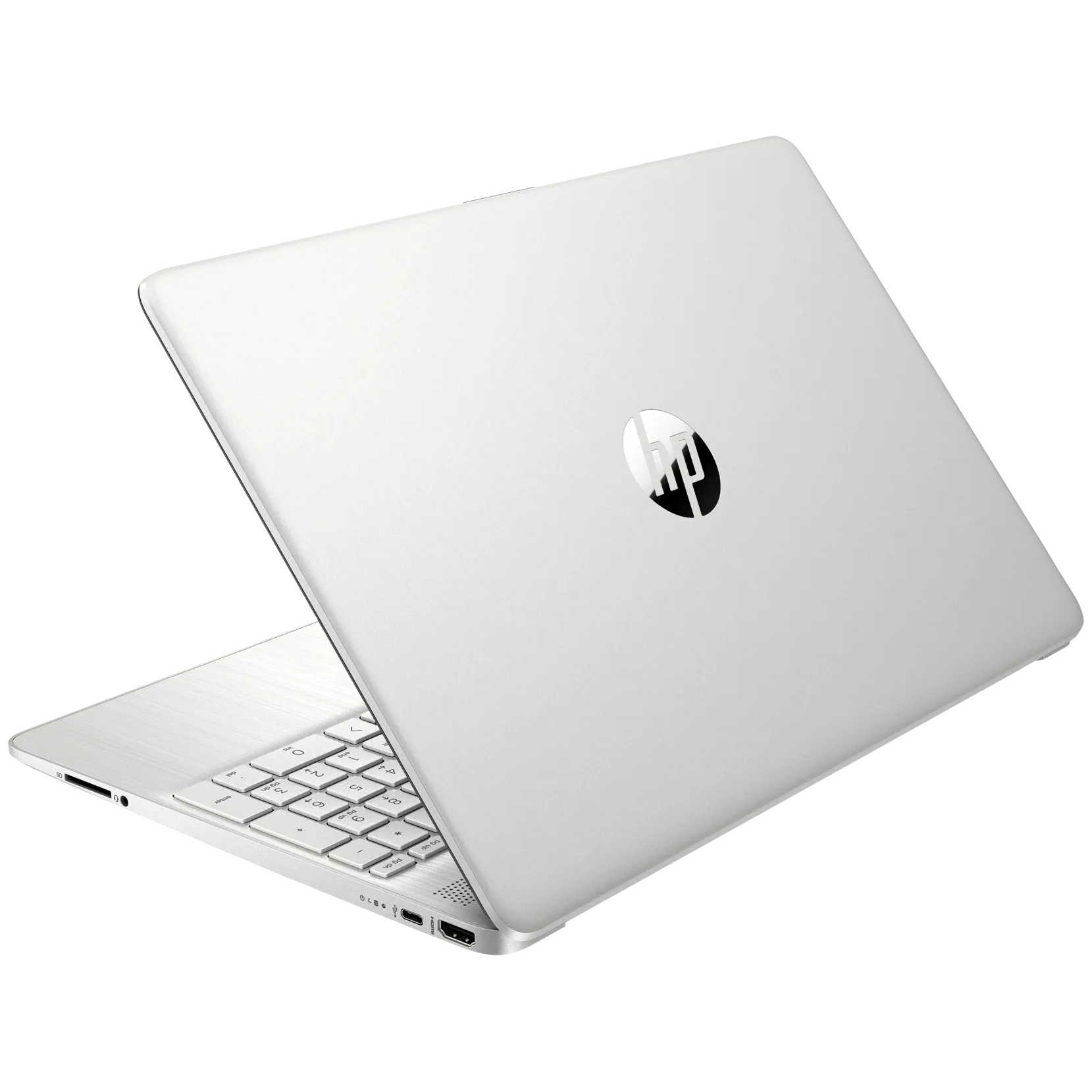 HP Laptop 15S-Fq0008Nia Freedos 3.0, 15.6 Inch Intel Celeron 4Gb Ram 256Gb Ssd Hd Natural Silver