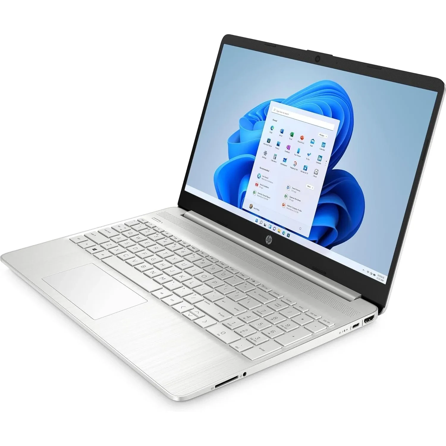 Hp Laptop, Intel Core I7-1255u, 16GB Ram, 512GB Ssd, 15.6-inch Fhd Ips, Windows 11 Home, Natural Silver 15s-fq5146ne
