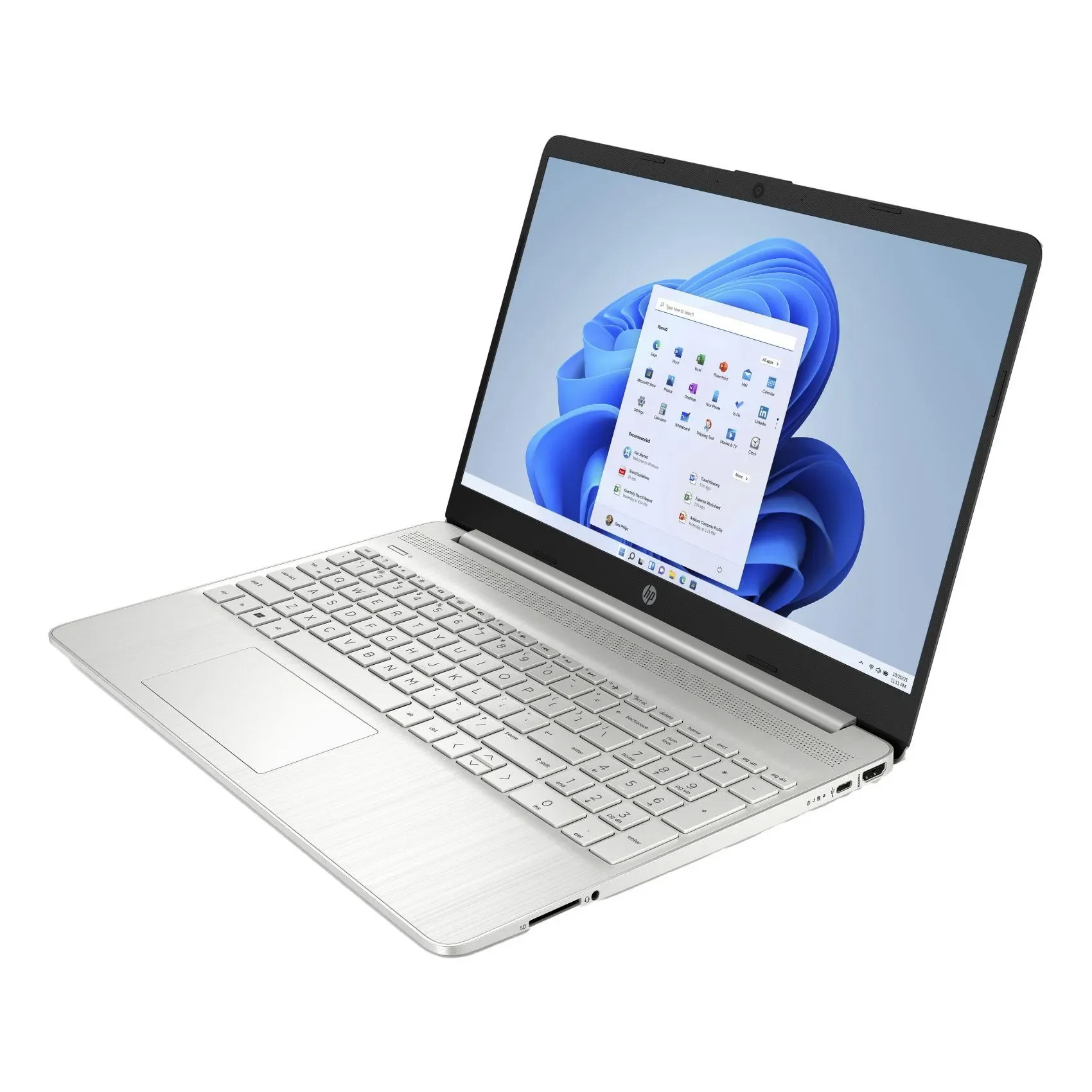 Hp Laptop Windows 11 Home 15.6 Intel Core I3-1215u 8GB Ram 256GB Ssd Fhd Natural Silver 91w23ea 15s-fq5148ne