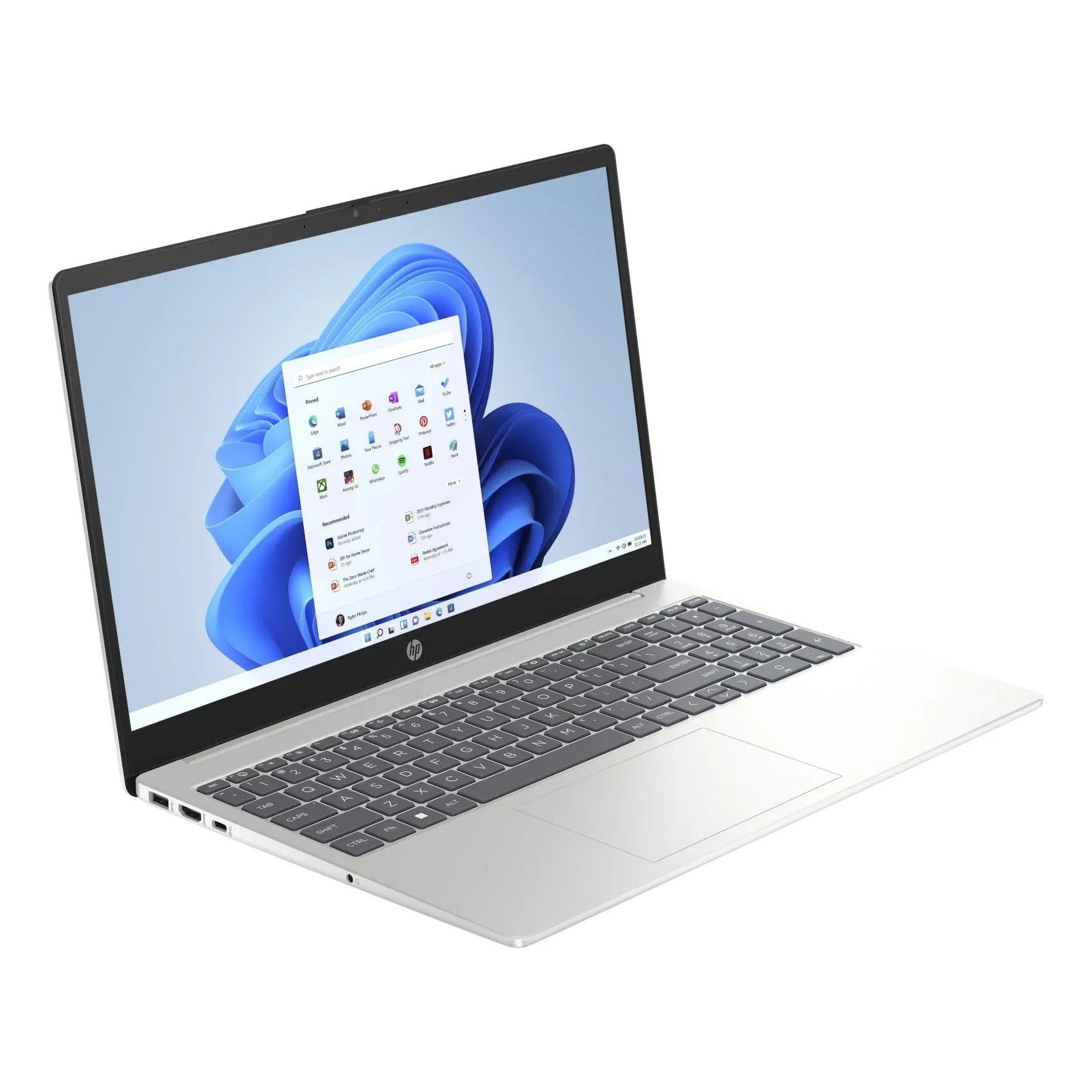 Hp Laptop With 15.6-inch Display Amd Ryzen 7 5700u Processor 16GB Ram 512GB Ssd Amd Radeon Graphic Card Natural Silver 15seq2021ne
