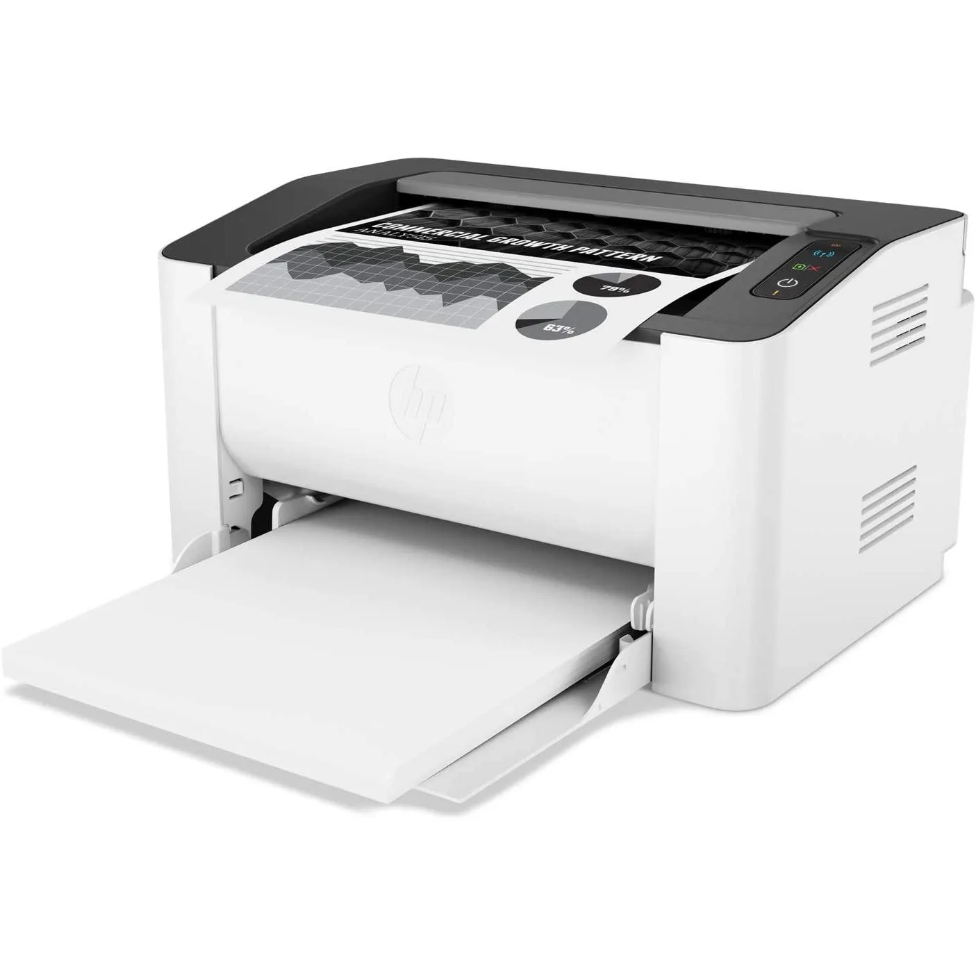 Hp Laser 107w Wireless Print Speed Up To 21 Ppm White 4zb78a