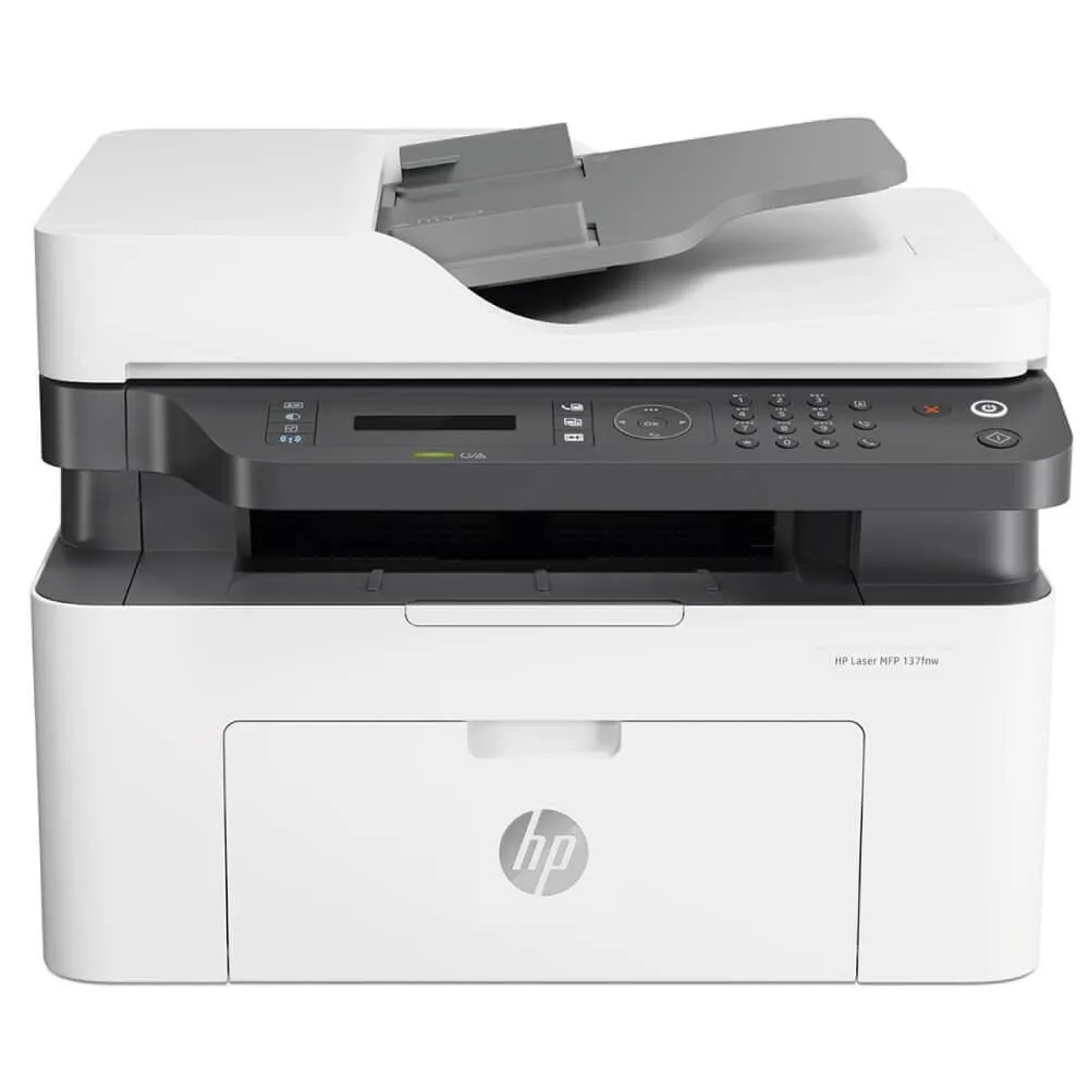 Hp Laserjet Black & White Print, Copy, Scan And Fax Mfp 137fnw