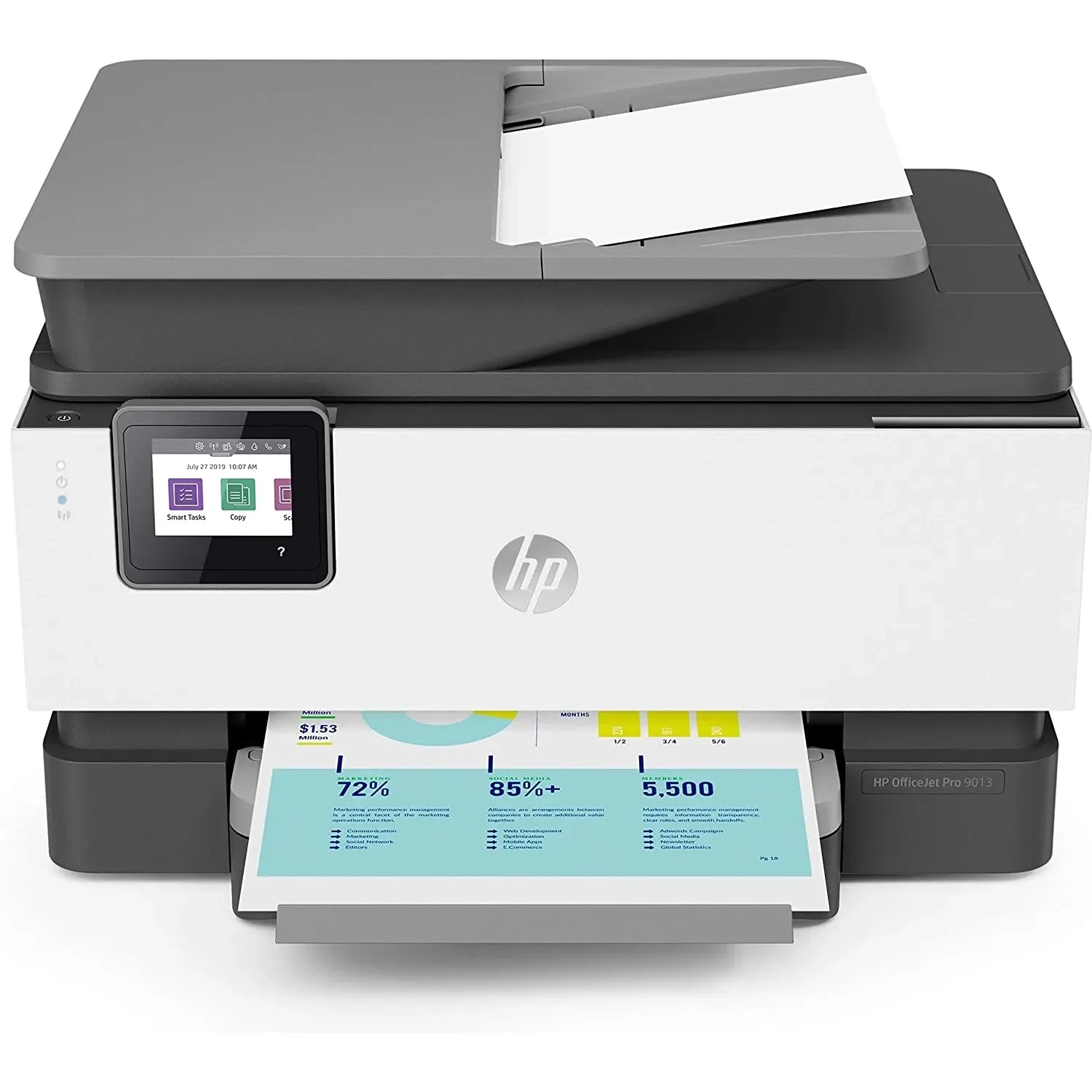 Hp Officejet Pro 9013 All-in-one Printer Wireless White 1kr49b