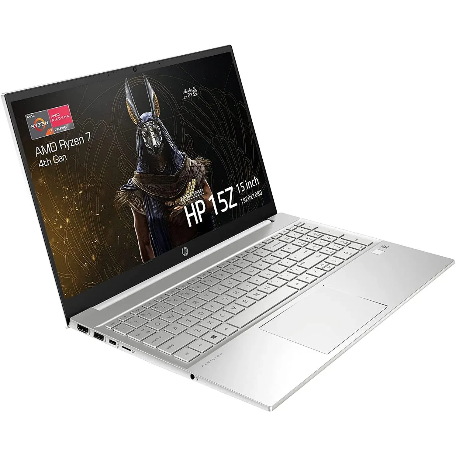 Hp Pavilion 15 Laptop, Amd Ryzen 7 4700u, 512GB Ssd, 16GB Ddr4 Ram, 15.6" Full Hd Ips Display, Windows 10