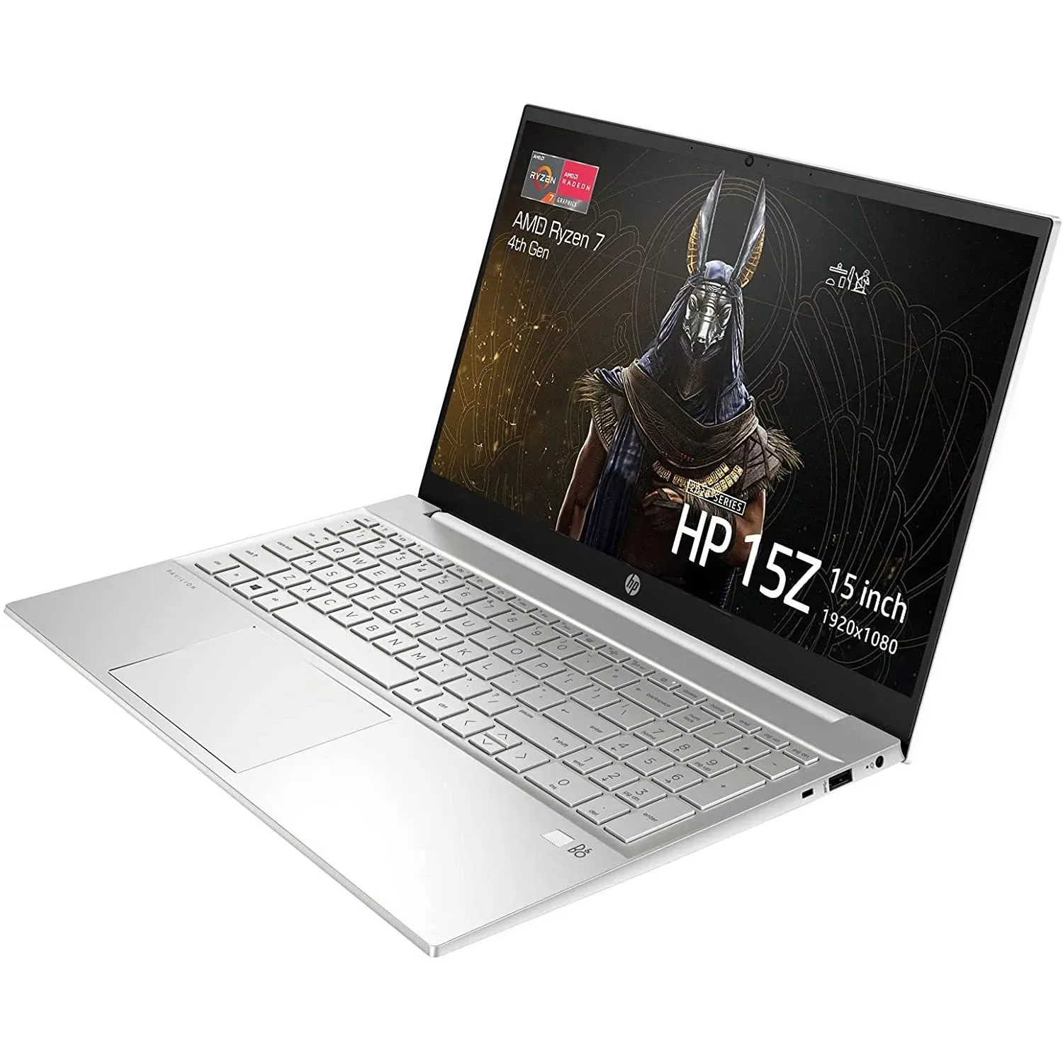 Hp Pavilion 15 Laptop, Amd Ryzen 7 4700u, 512GB Ssd, 16GB Ddr4 Ram, 15.6" Full Hd Ips Display, Windows 10